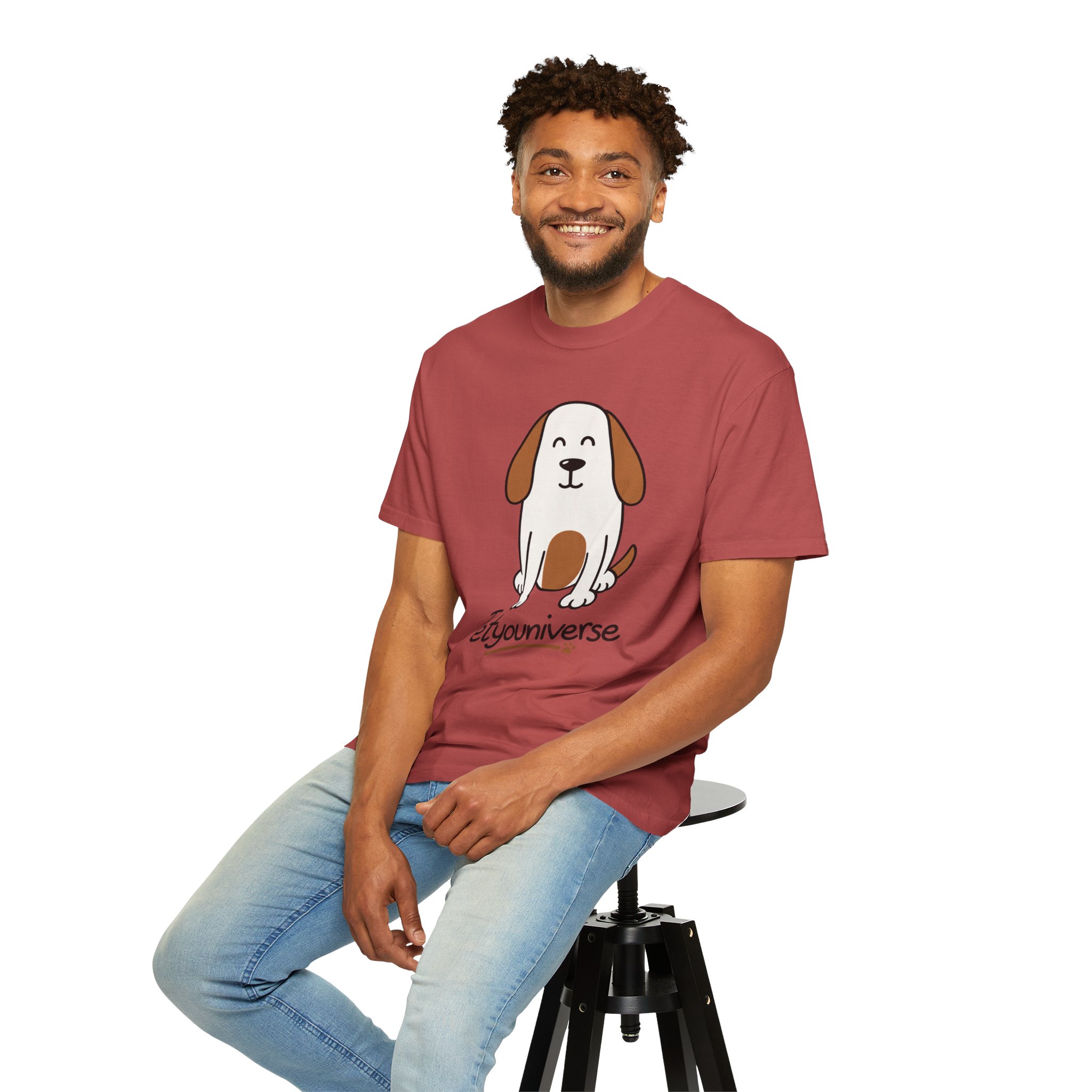 Cute Puppy Graphic T-Shirt — “PetYoUniverse” Dog Lover Tee - Image 98