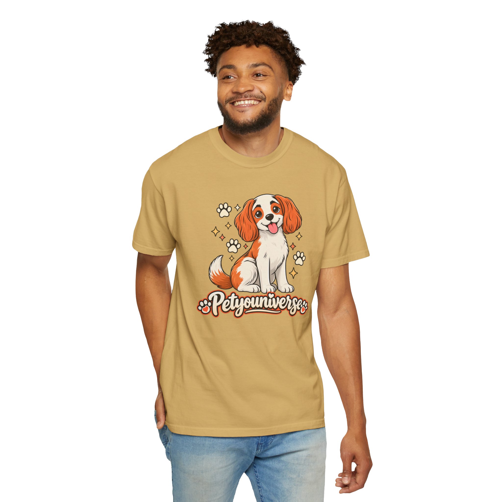 Cavalier King Charles Dog T-Shirt — "PetYoUniverse" Cute Puppy Graphic Tee - Image 25
