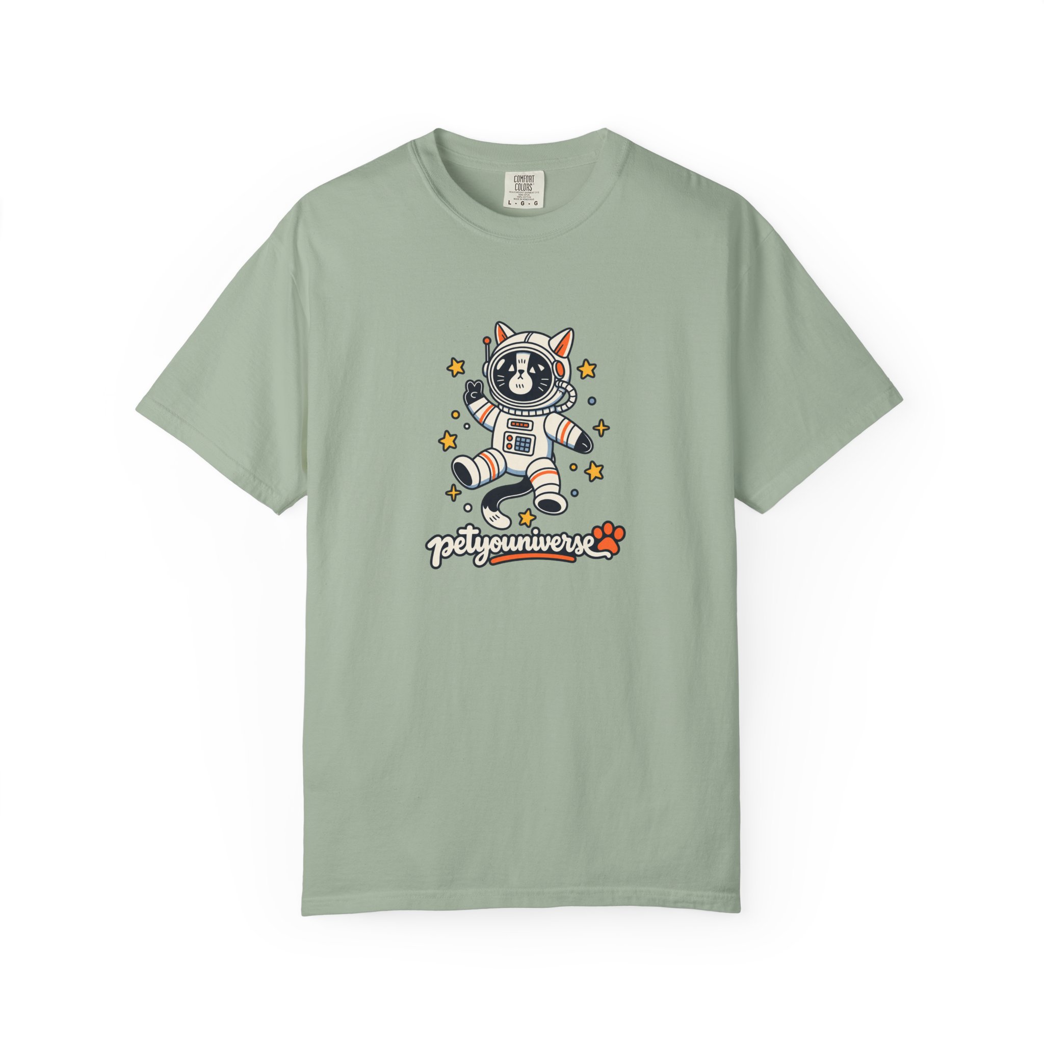 Astronaut Dog T-Shirt — 'PetYoUniverse' Cute Space Pup Tee - Image 64