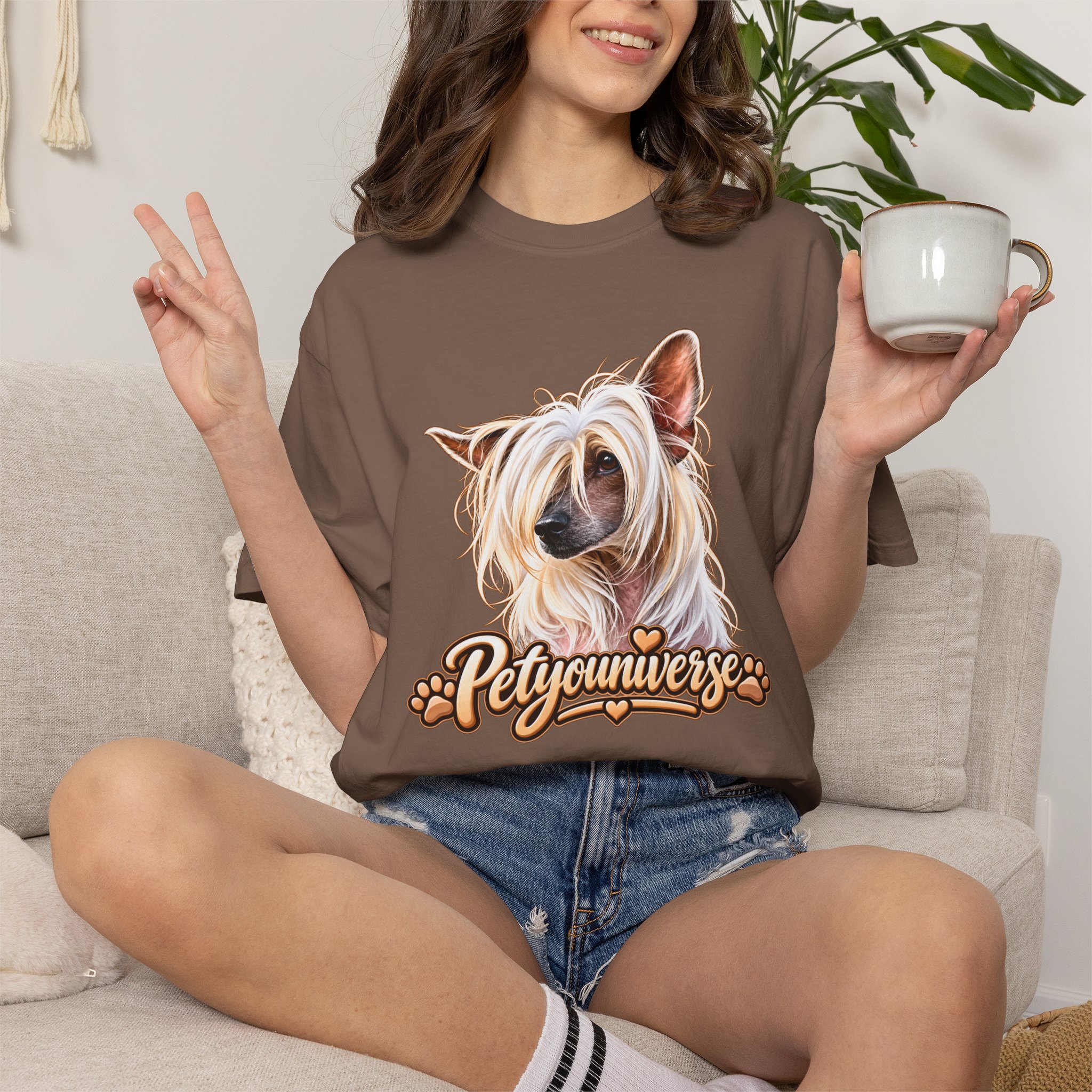 PetYouniverse Chinese Crested Dog T-Shirt — Cute Pet Portrait Tee - Image 48