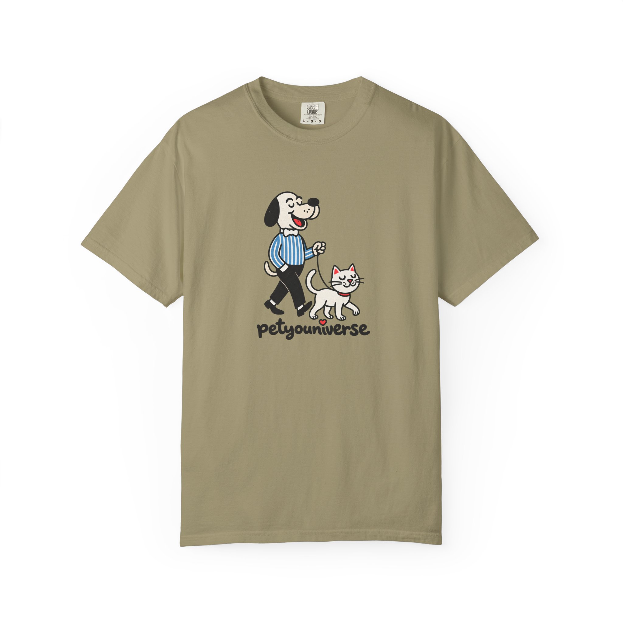 PetYouniverse Walking Dog & Cat Tee — Cute Retro Pet Graphic T-Shirt - Image 28