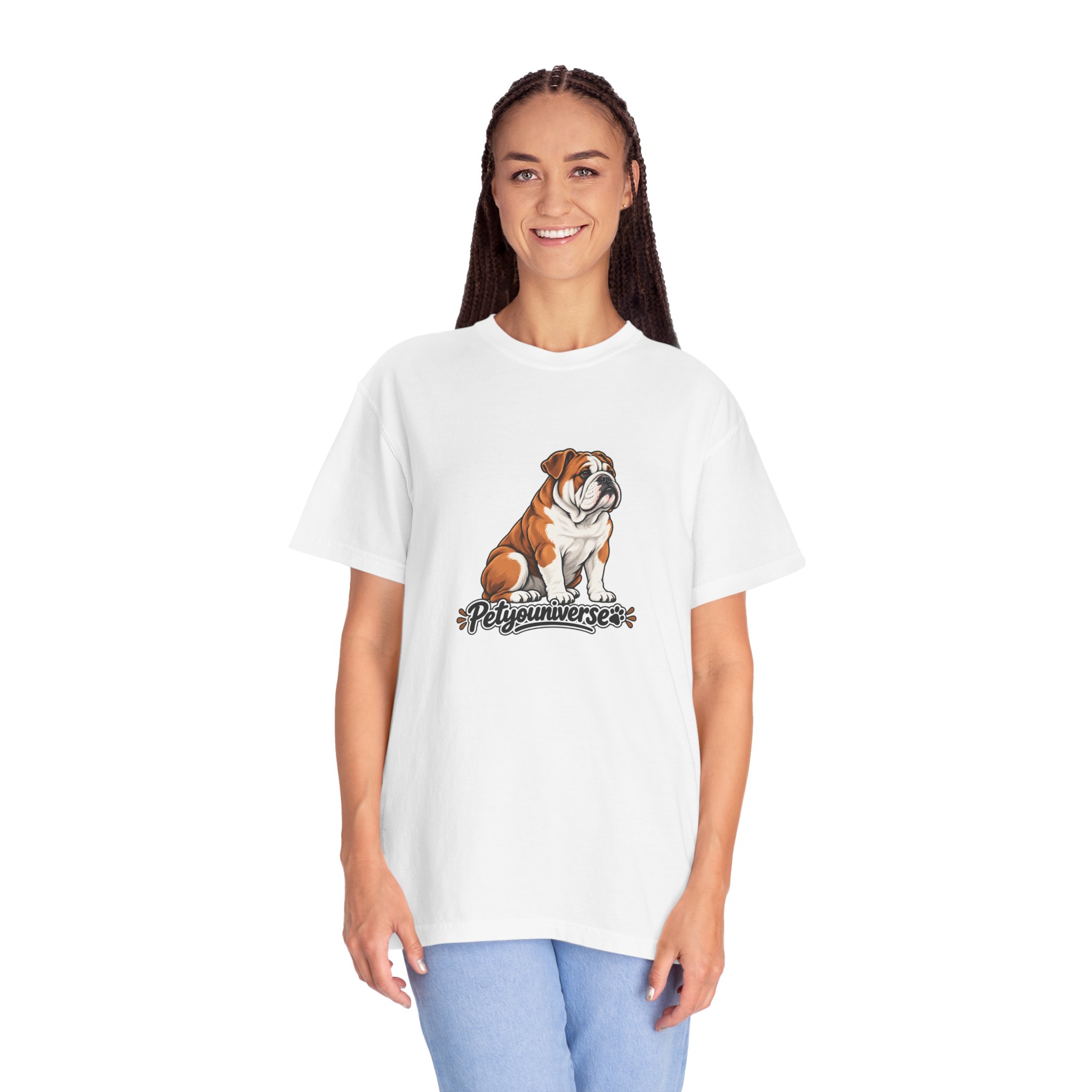 Bulldog Graphic T-Shirt — "PetYoUniverse" Cute Dog Tee for Pet Lovers - Image 5