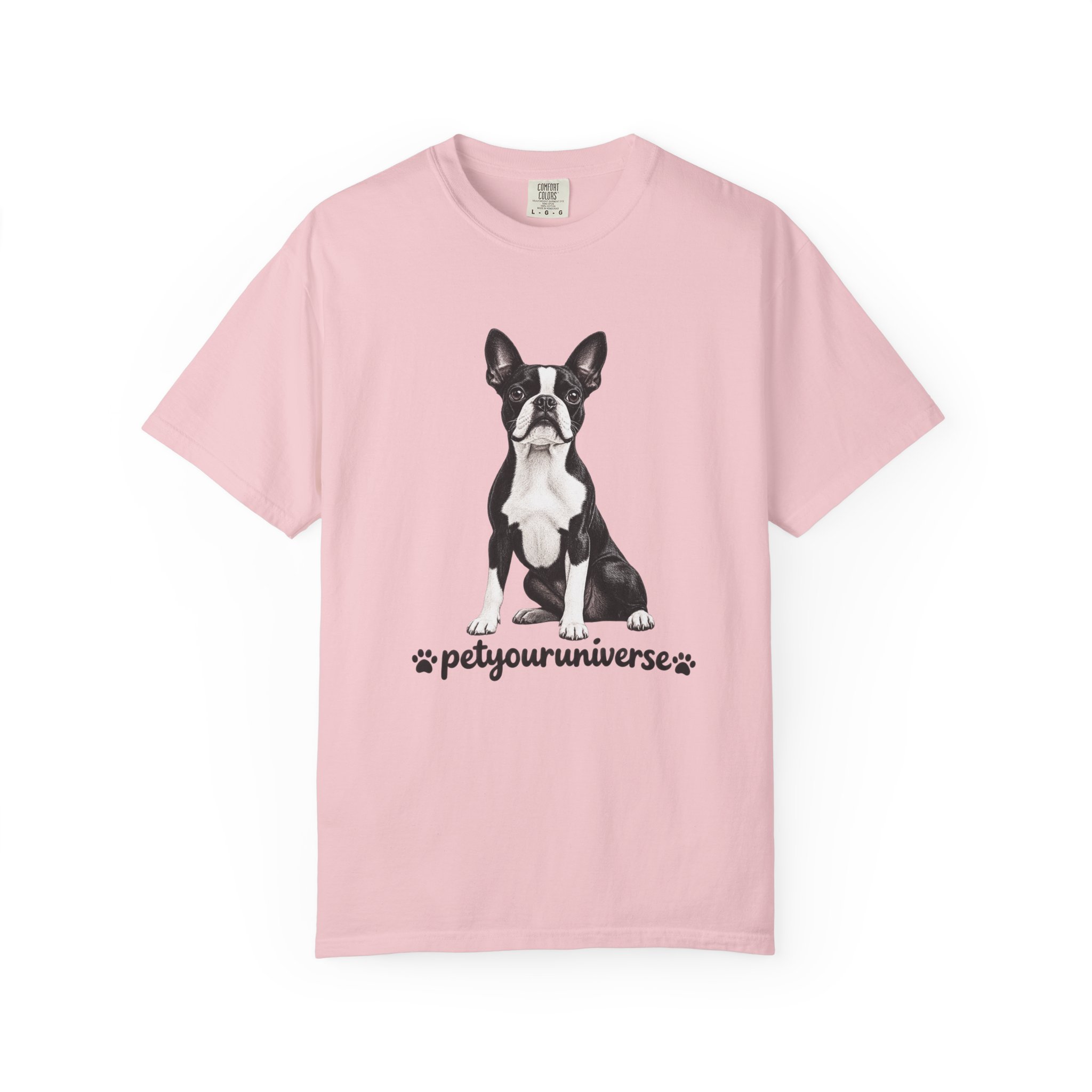 Boston Terrier Graphic T-Shirt — "PetYoUniverse" Dog Lover Tee - Image 118