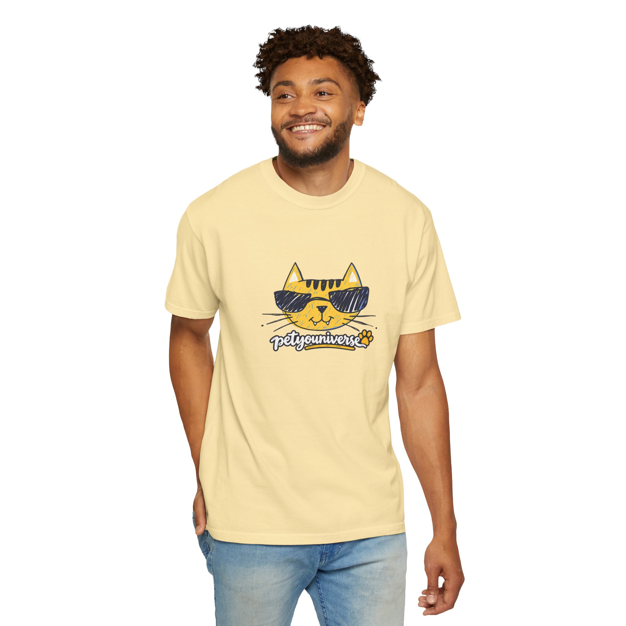 Cool Cat Sunglasses T‑Shirt — 'Purrfectly Awesome' Graphic Tee for Cat Lovers - Image 16