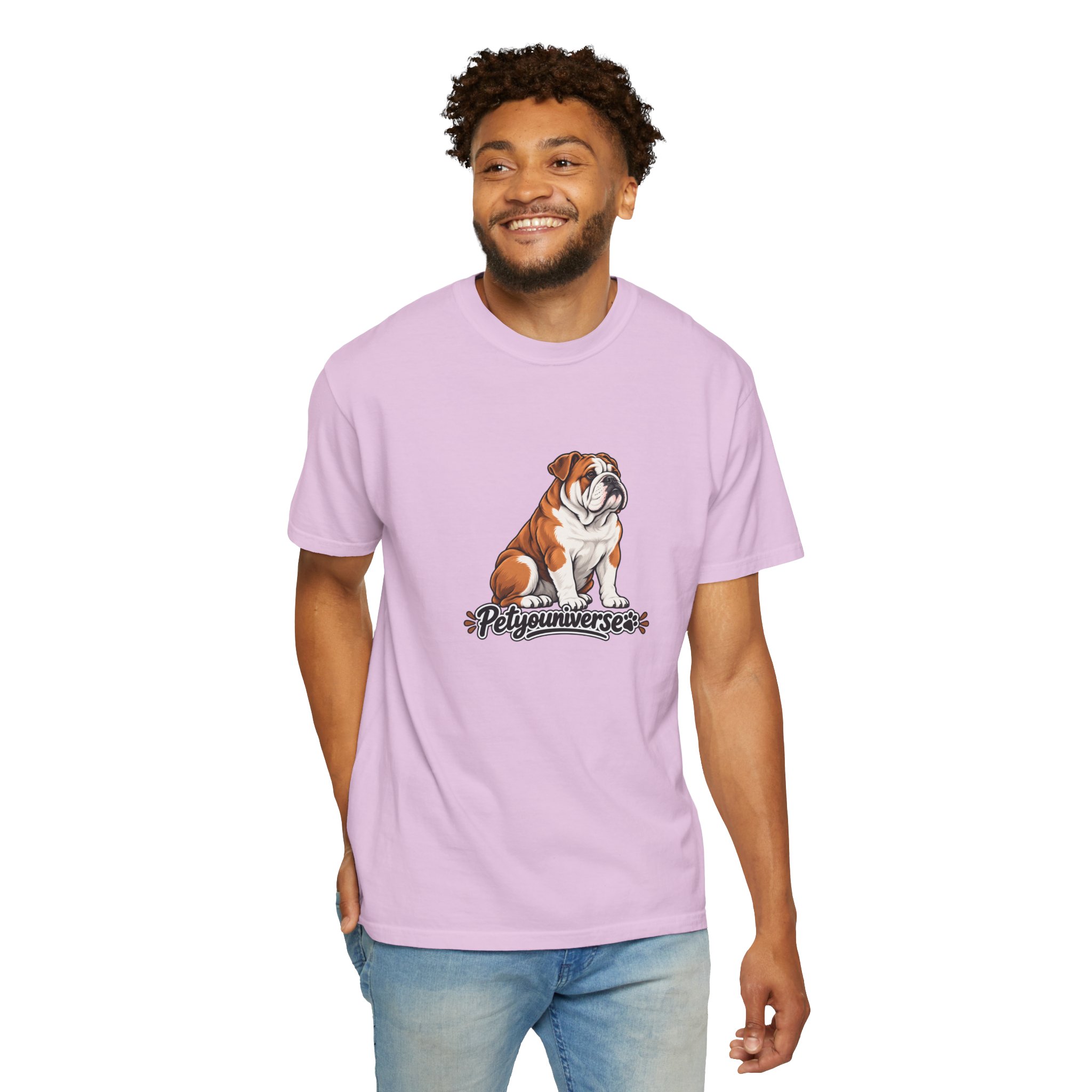 Bulldog Graphic T-Shirt — "PetYoUniverse" Cute Dog Tee for Pet Lovers - Image 106