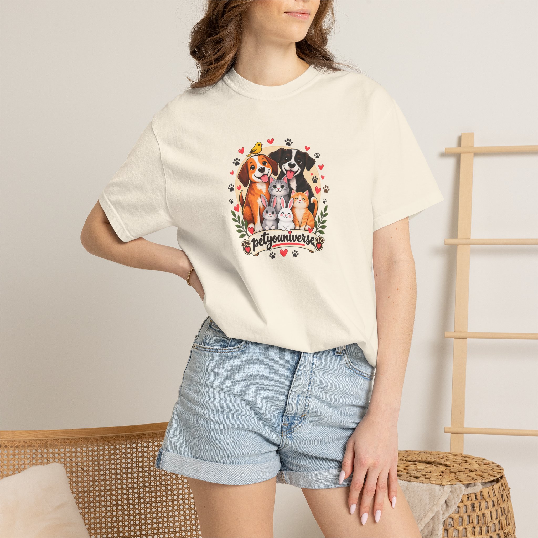 Dog Mom & Dad T-Shirt — 'Pet Parents' Cute Puppy Portrait Tee - Image 2