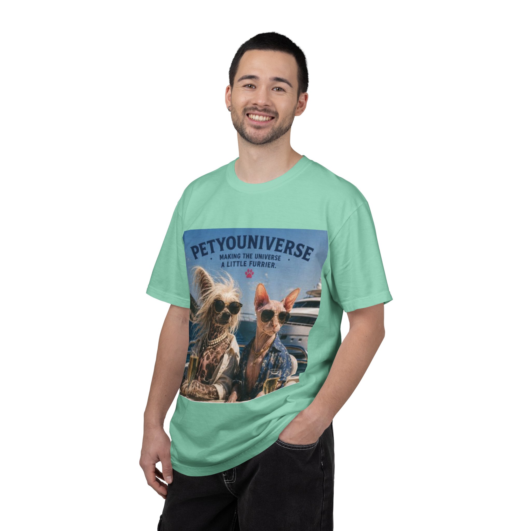 PetYoUniverse T-Shirt — 'Making the Universe a Little Furrier' Retro Dog & Cat Tee - Image 53