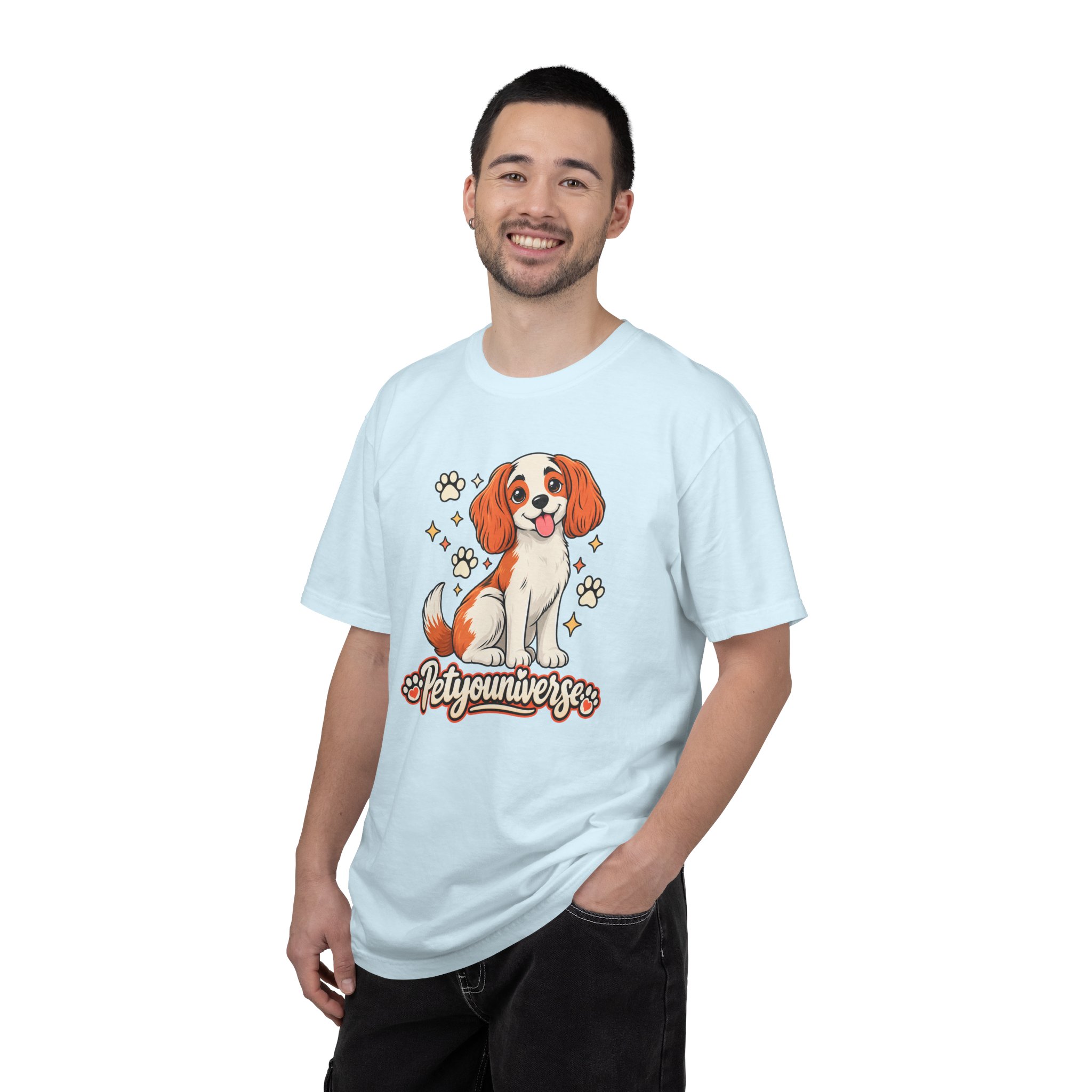 Cavalier King Charles Dog T-Shirt — "PetYoUniverse" Cute Puppy Graphic Tee - Image 85