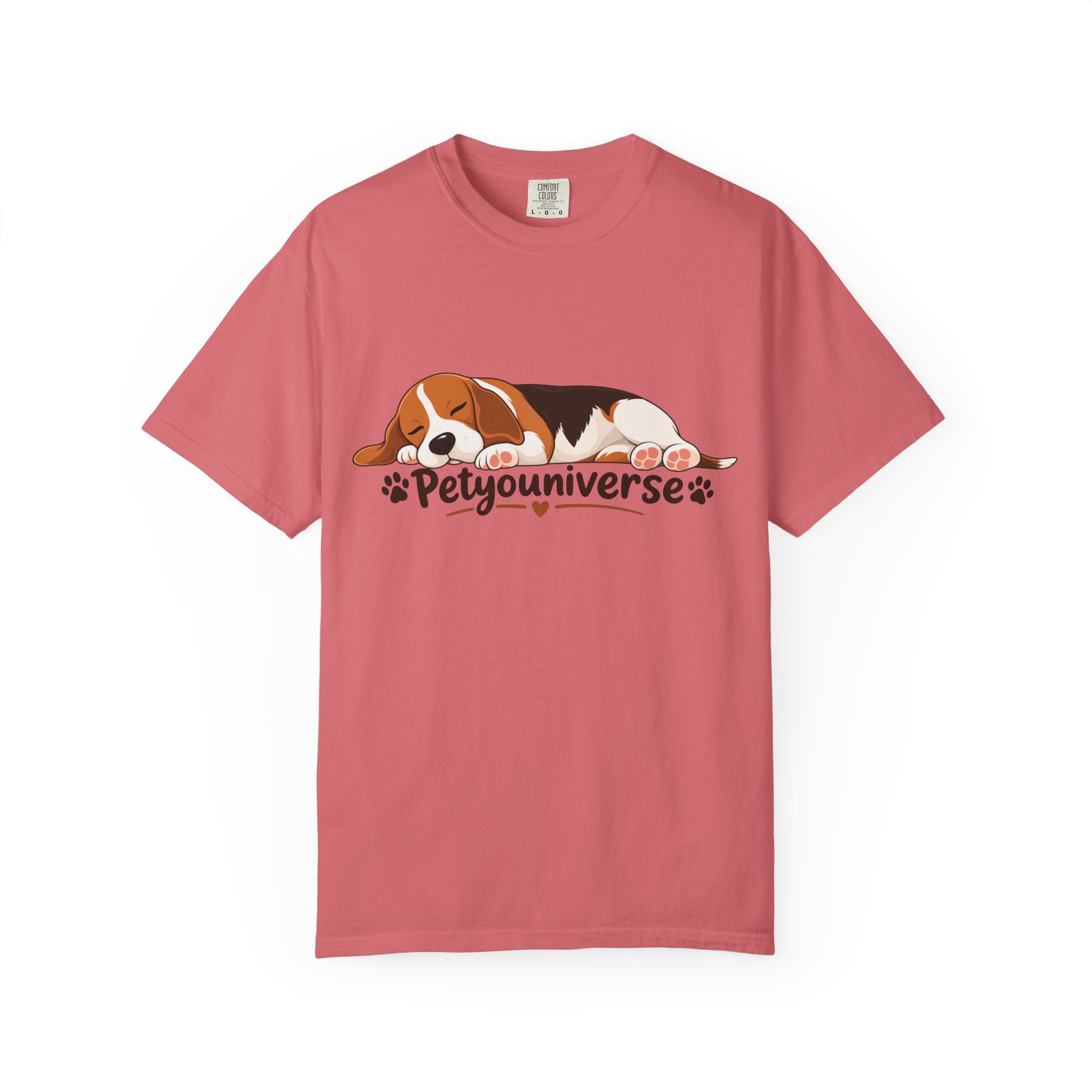 Sleeping Beagle T-Shirt — Cute "PetYoUniverse" Dog Graphic Tee - Image 118