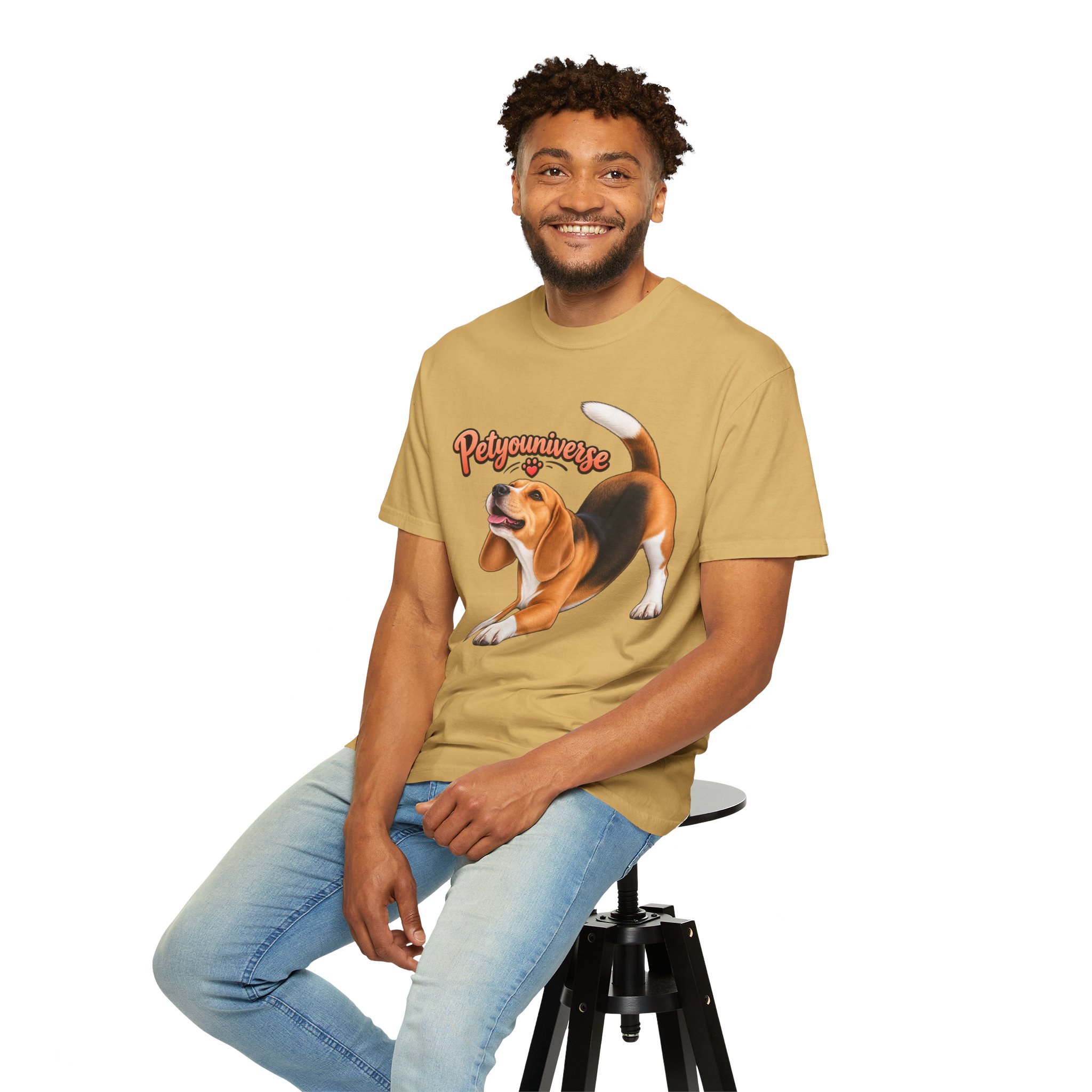 Beagle Playtime T-Shirt — "PetYoUniverse" Graphic Tee for Dog Lovers - Image 17