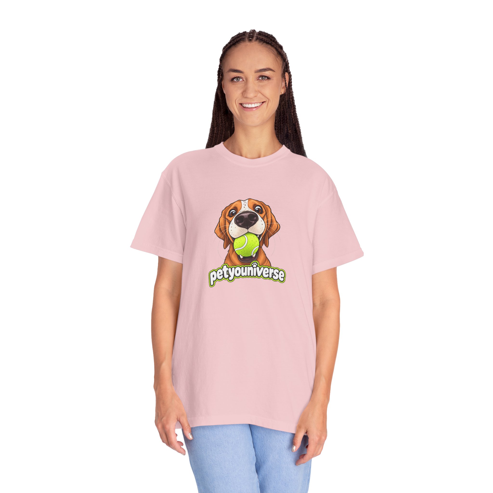 PetYoUniverse Tee — Cute Dog Holding Tennis Ball Graphic T‑Shirt - Image 104