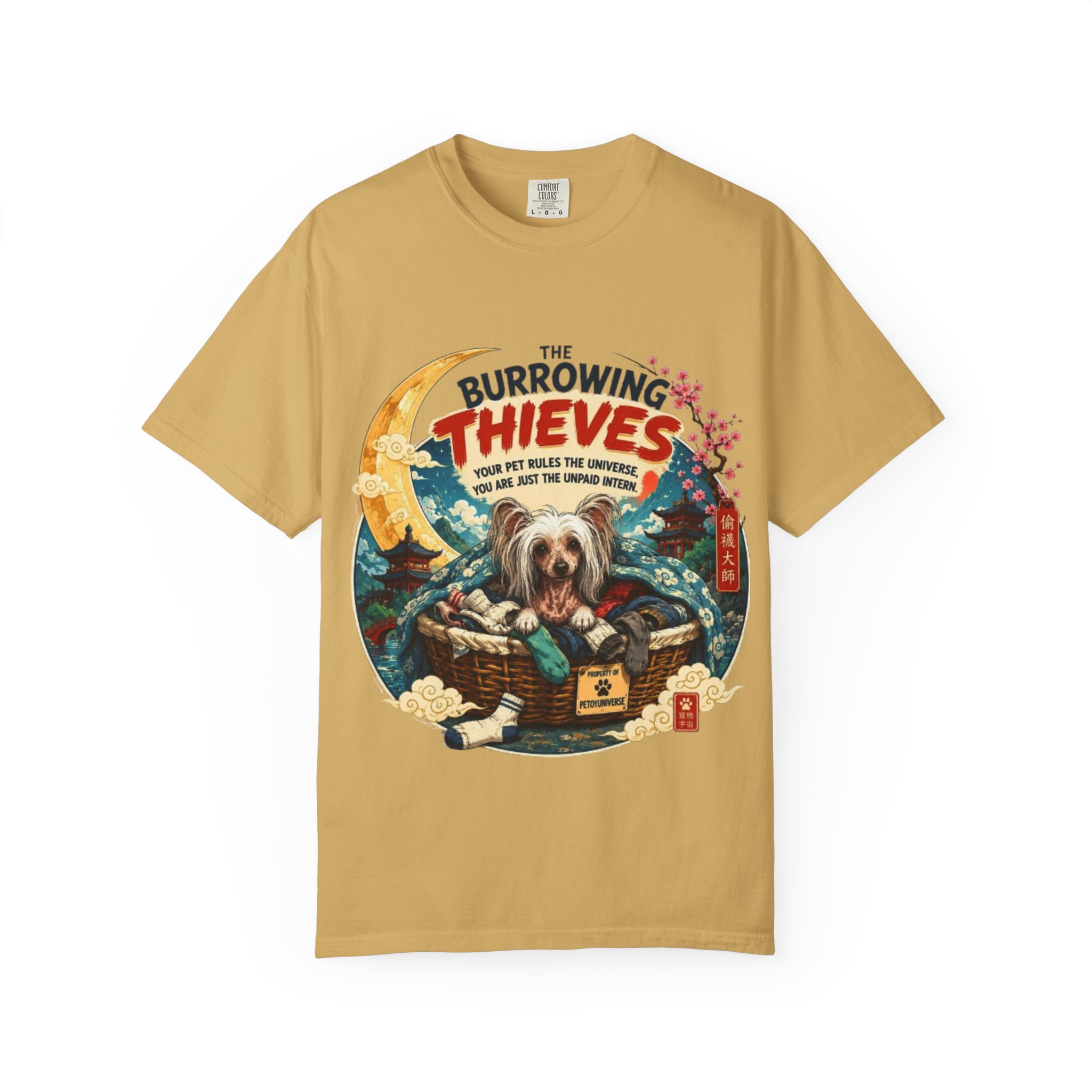 T-Shirt — The Burrowing Thieves Vintage Dog Treasure Chest Graphic Tee - Image 31