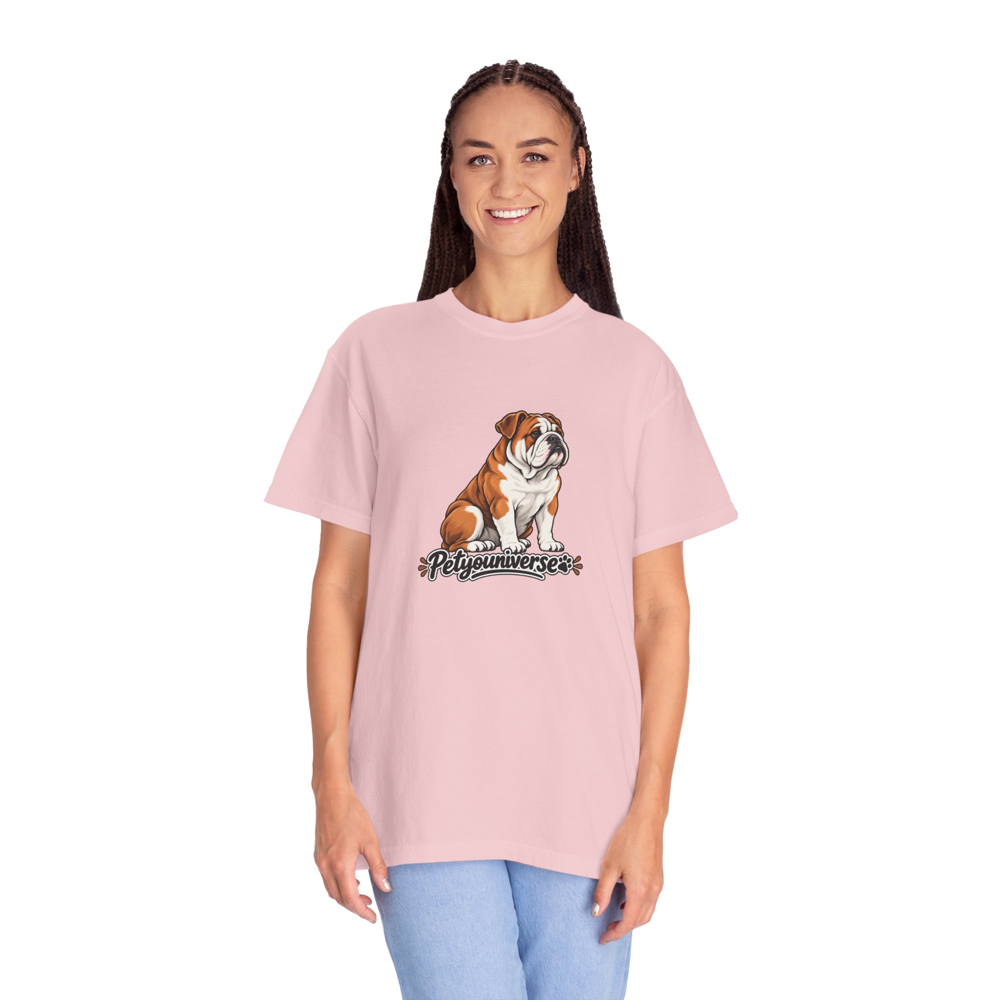 Bulldog Graphic T-Shirt — "PetYoUniverse" Cute Dog Tee for Pet Lovers - Image 113