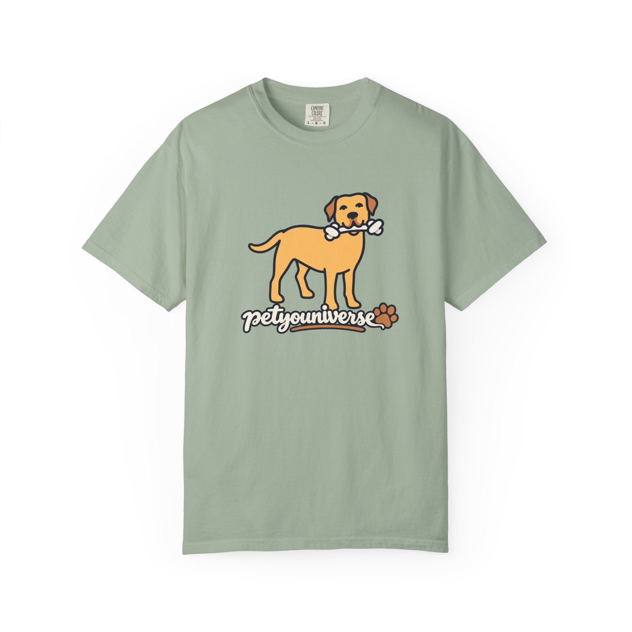 Dog Bone Graphic T-Shirt — "PetYoUniverse" Puppy Tee - Image 64