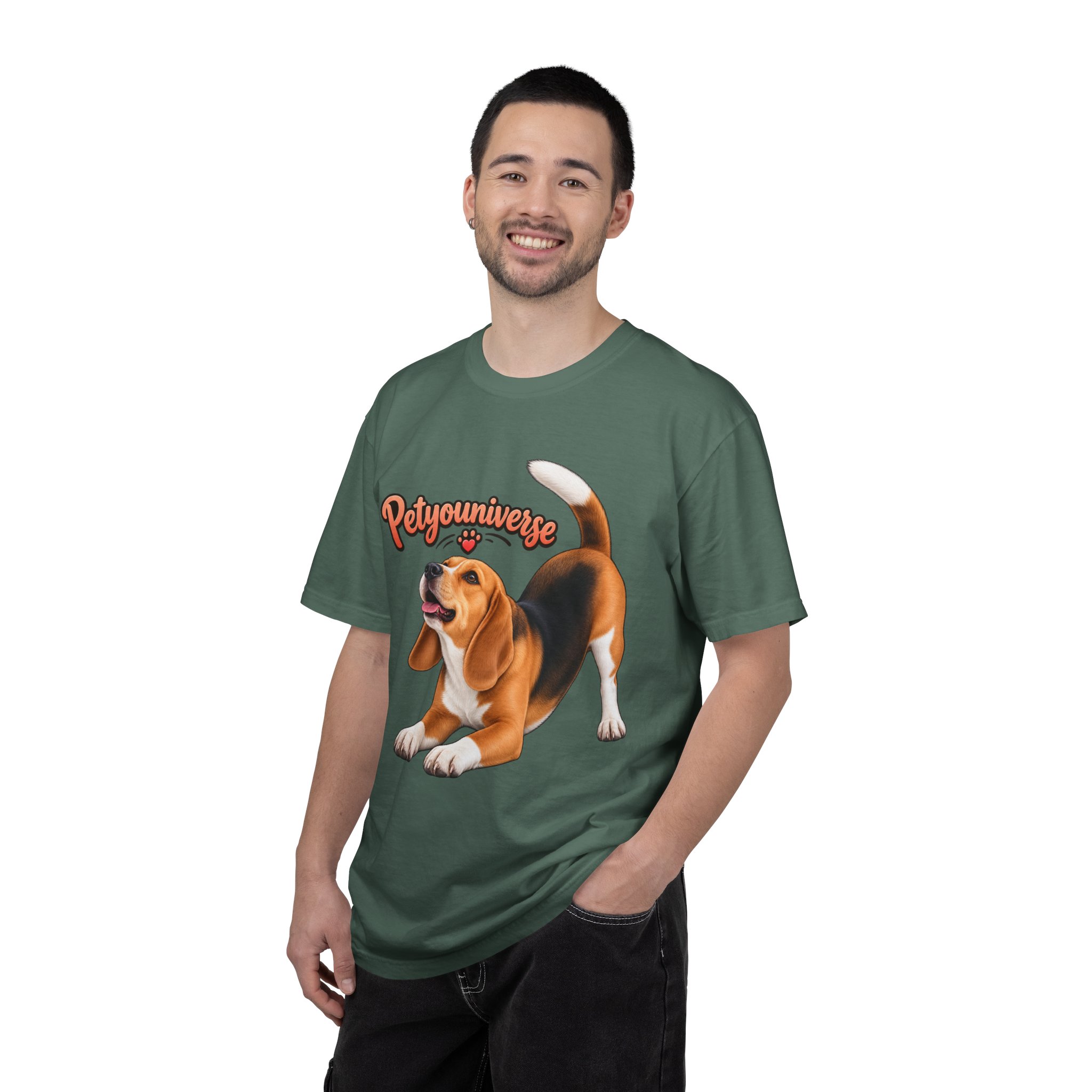 Beagle Playtime T-Shirt — "PetYoUniverse" Graphic Tee for Dog Lovers - Image 67