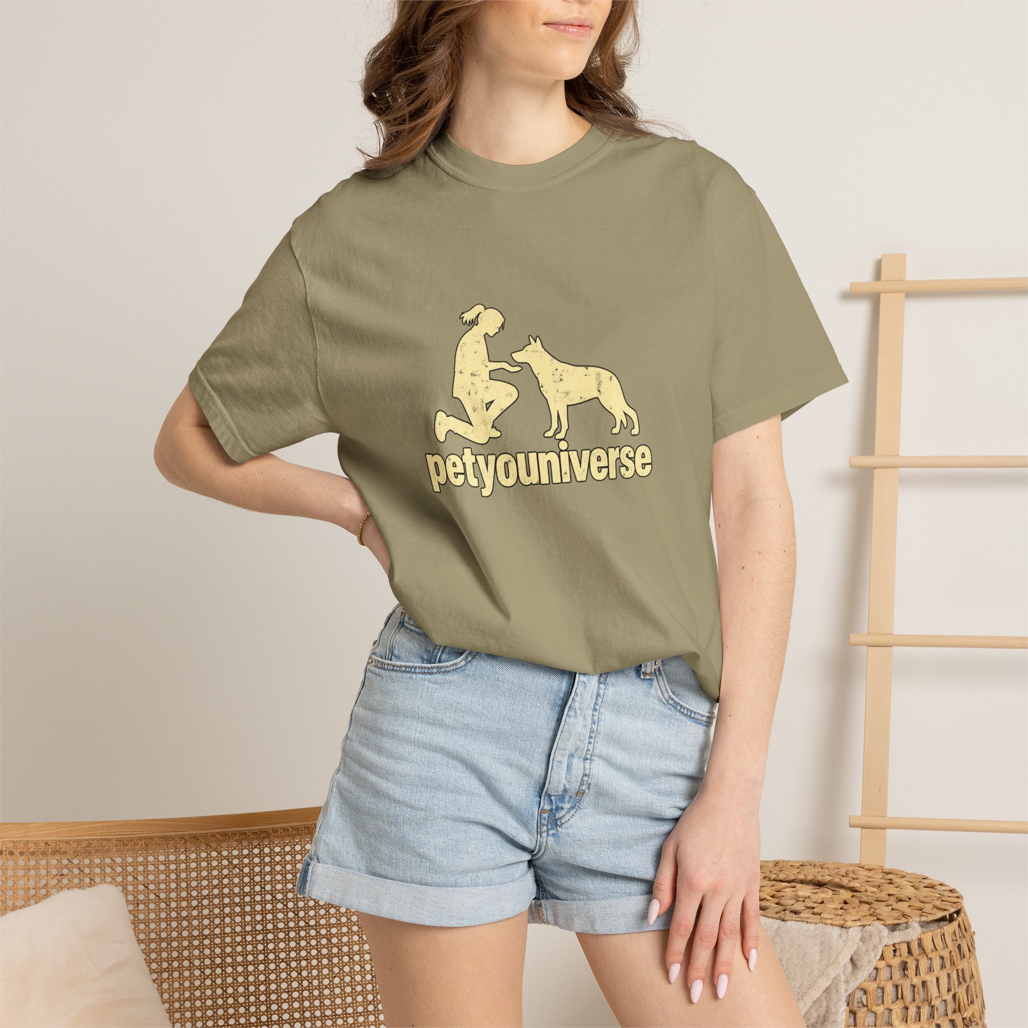 PetYoUniverse Dog Lover T-Shirt — Retro Paw & Pet Silhouette Tee - Image 29
