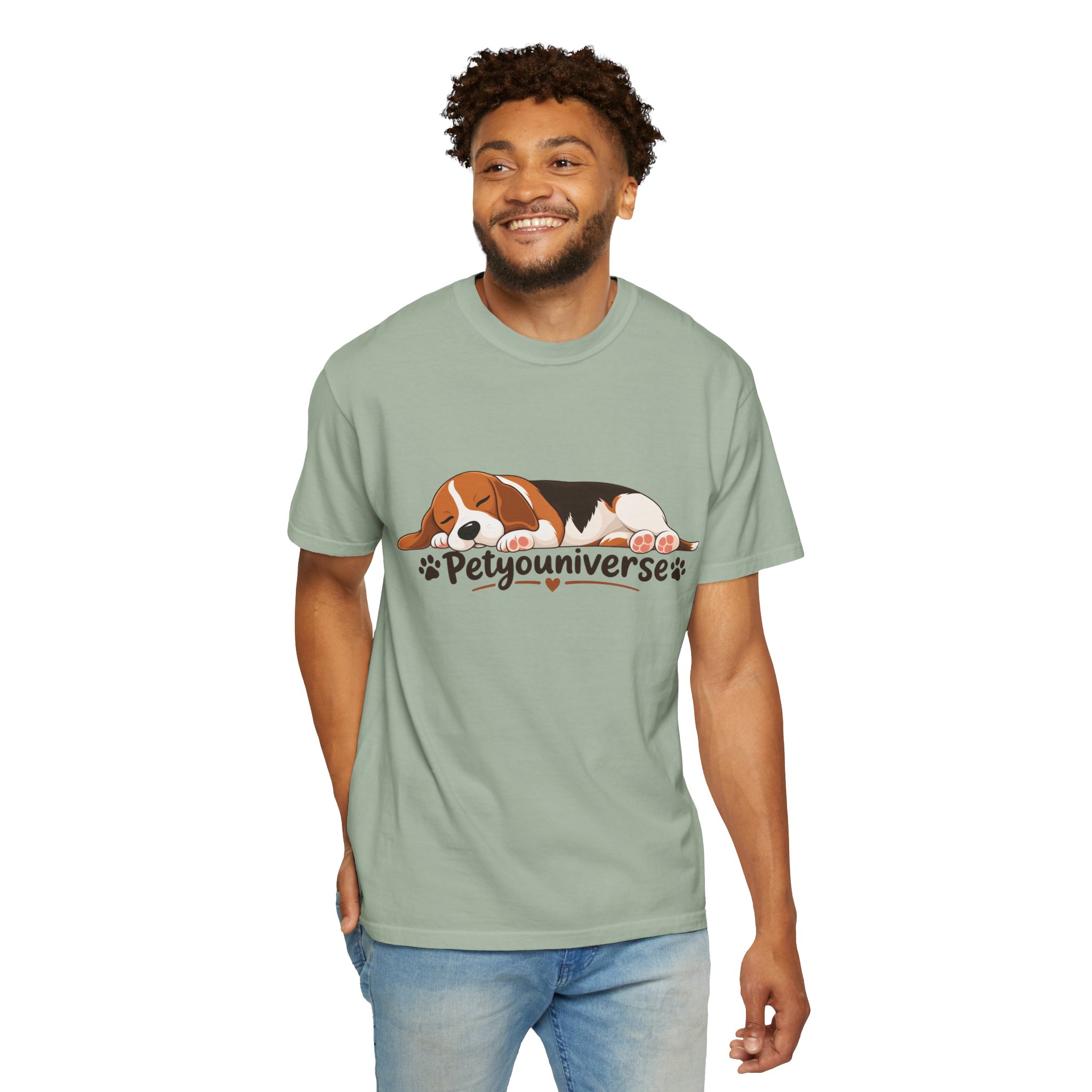 Sleeping Beagle T-Shirt — Cute "PetYoUniverse" Dog Graphic Tee - Image 61
