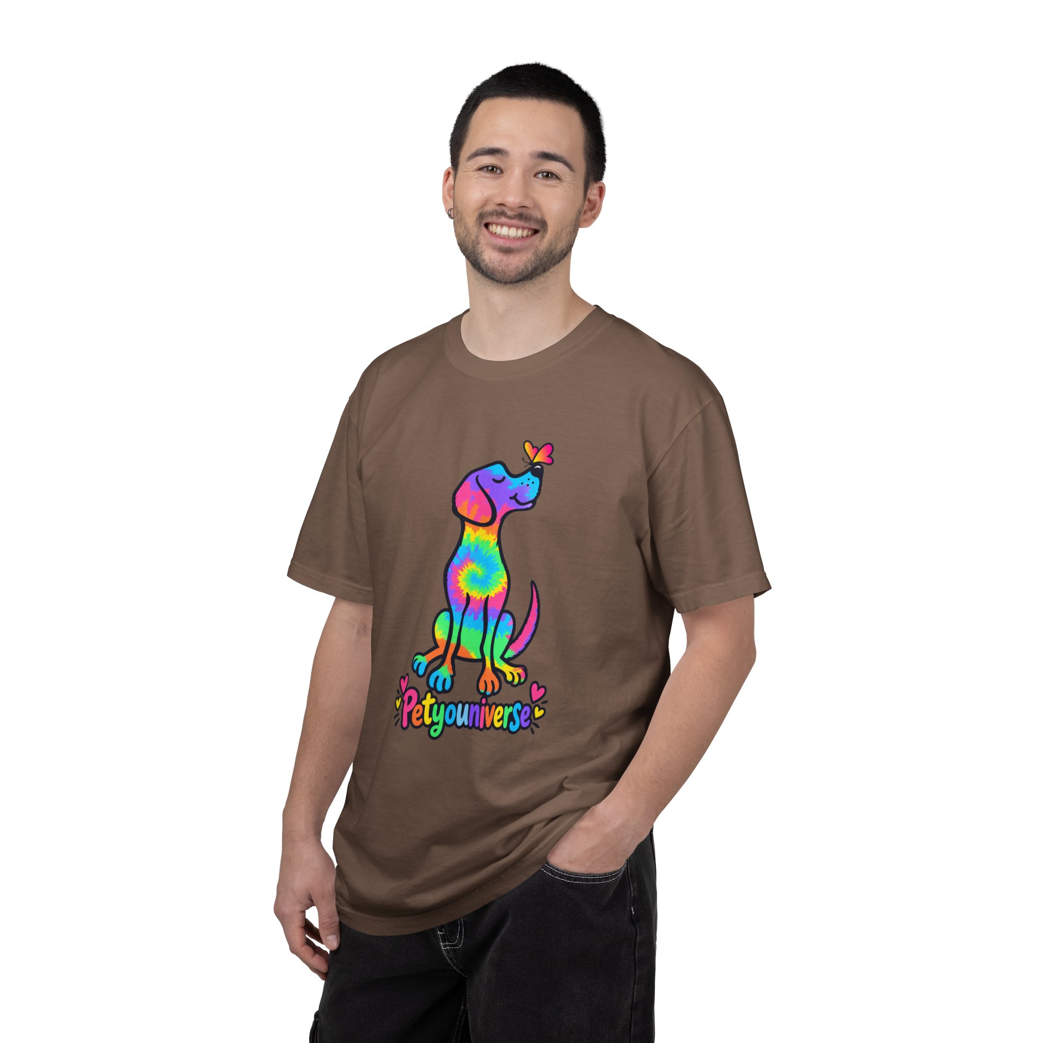 Tie-Dye Puppy T-Shirt — Colorful "PetYoUniverse" Dog Graphic Tee - Image 40