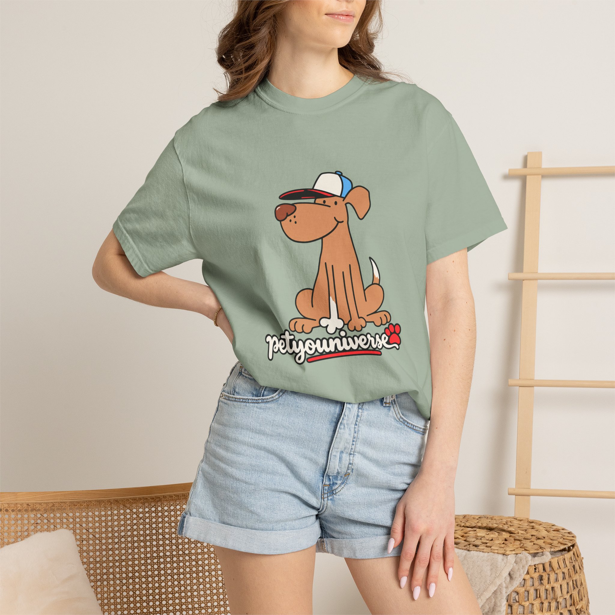 Dog Cartoon Tee — "PetYoUniverse" Puppy Graphic T-Shirt - Image 65