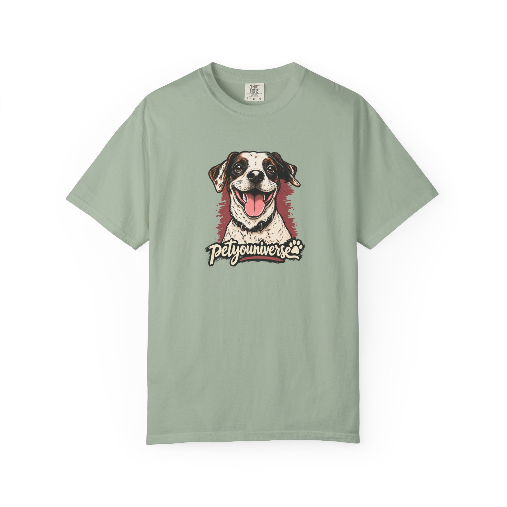 Dog Lover T-Shirt — Smiling Pup "Petyouniverse" Graphic Tee - Image 41
