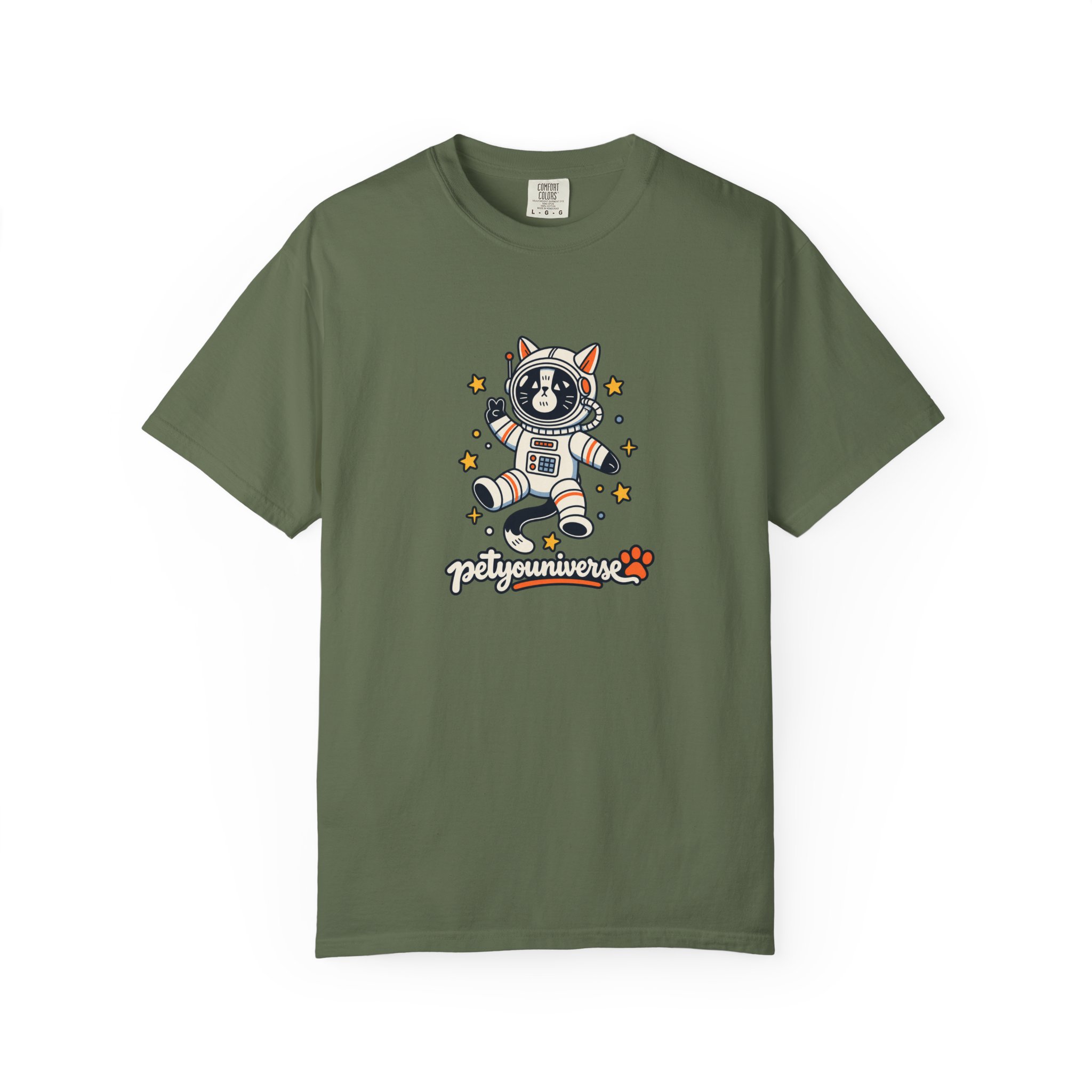 Astronaut Dog T-Shirt — 'PetYoUniverse' Cute Space Pup Tee - Image 46
