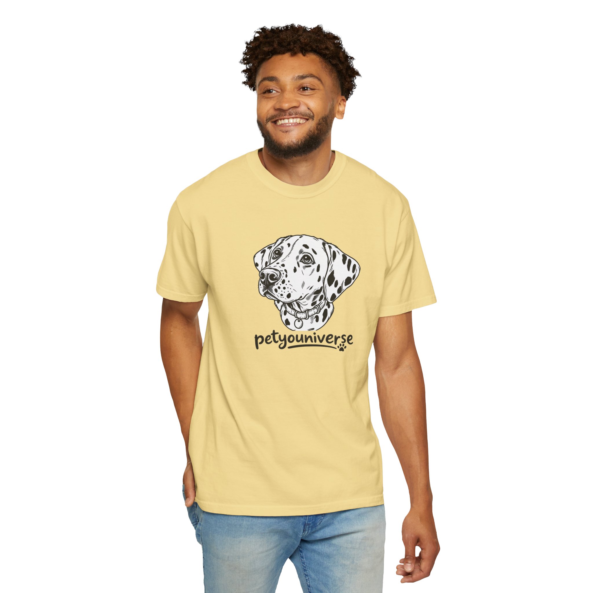 Dalmatian Portrait T-Shirt — "PetYoUniverse" Graphic Tee - Image 43