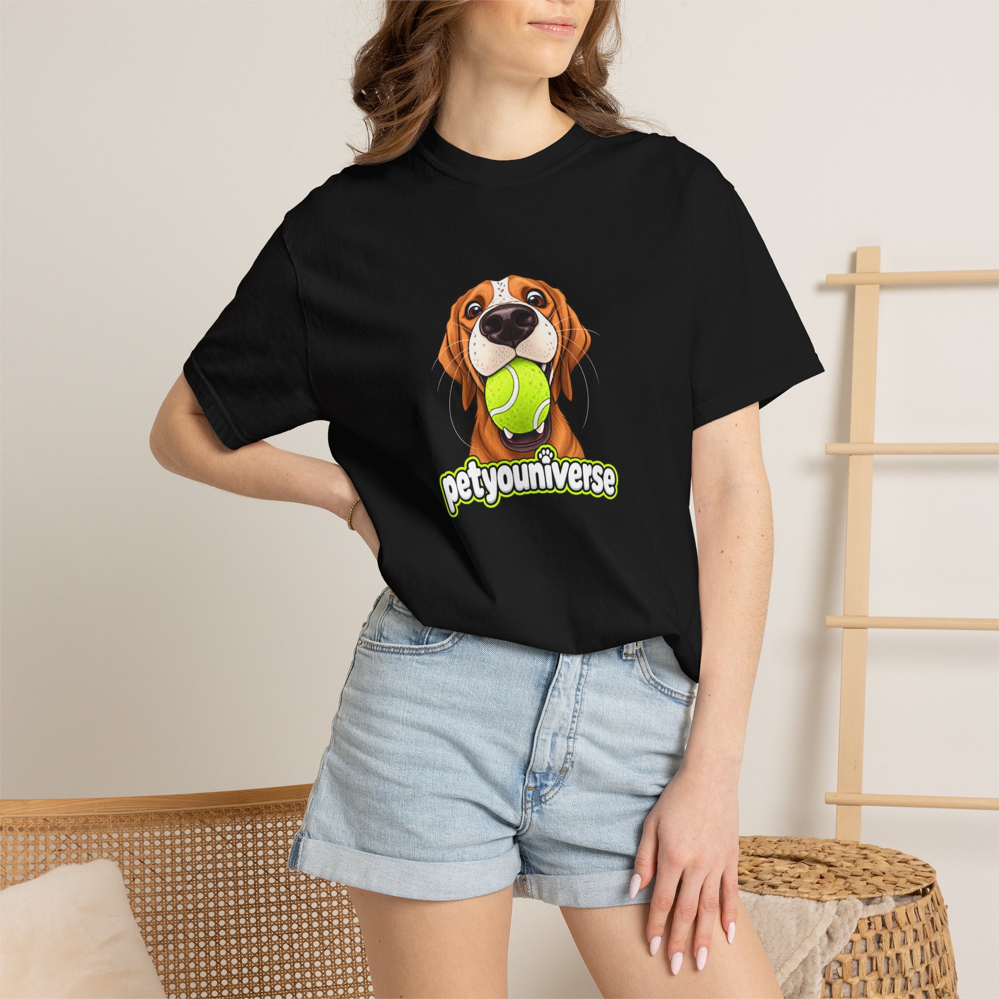 PetYoUniverse Tee — Cute Dog Holding Tennis Ball Graphic T‑Shirt - Image 83