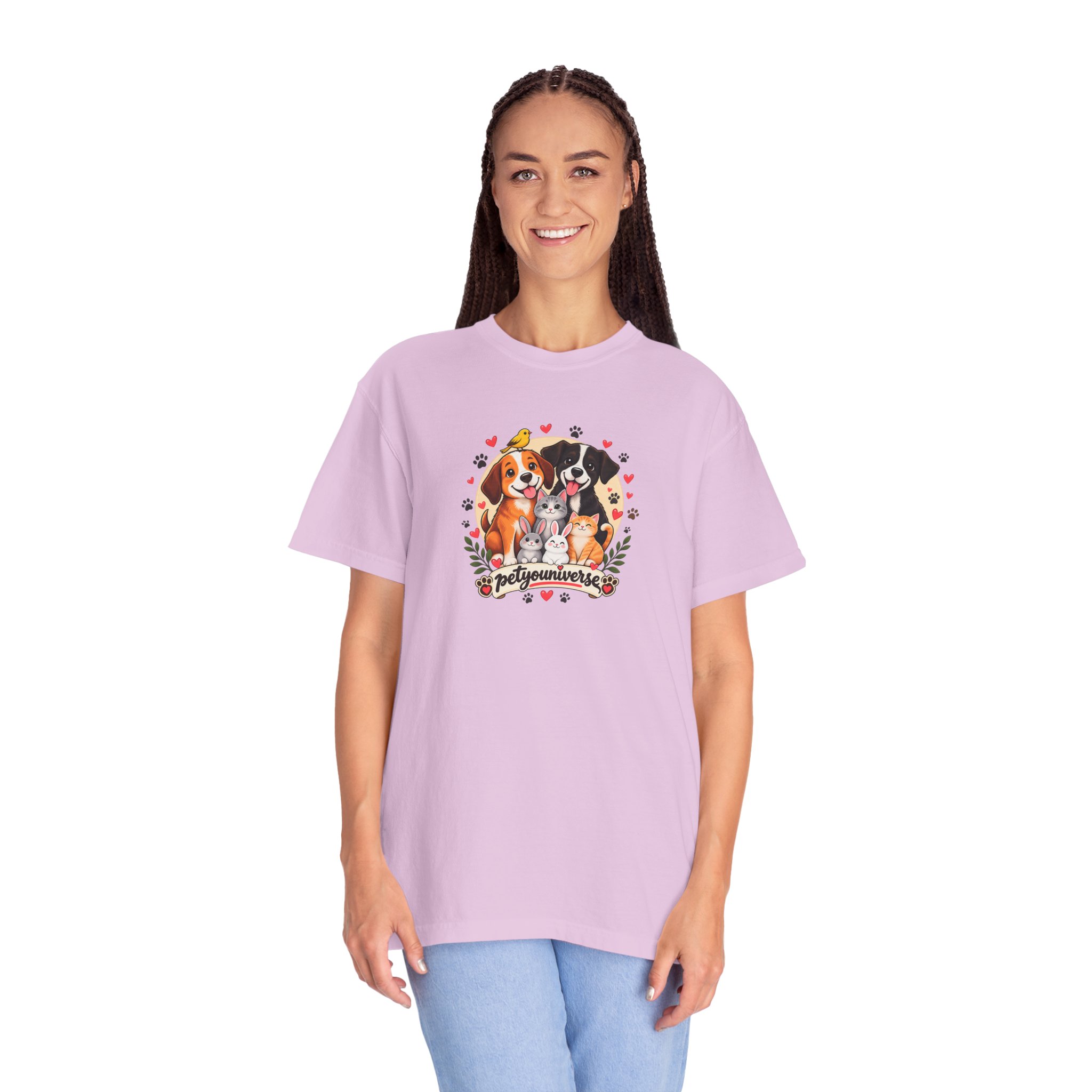 Dog Mom & Dad T-Shirt — 'Pet Parents' Cute Puppy Portrait Tee - Image 104