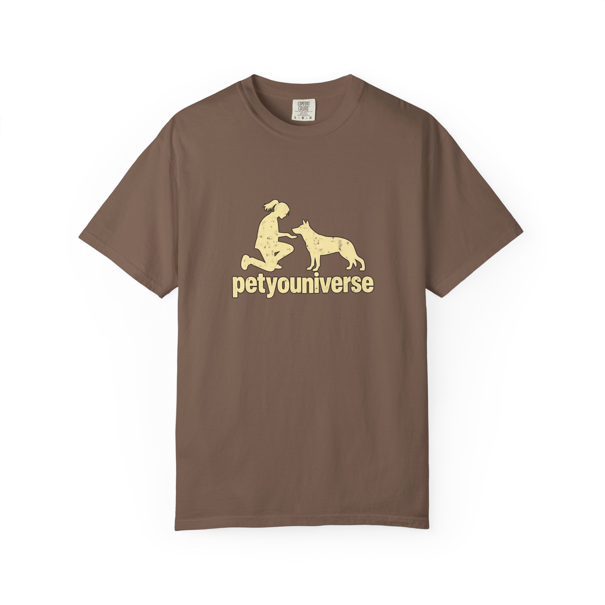 PetYoUniverse Dog Lover T-Shirt — Retro Paw & Pet Silhouette Tee - Image 37