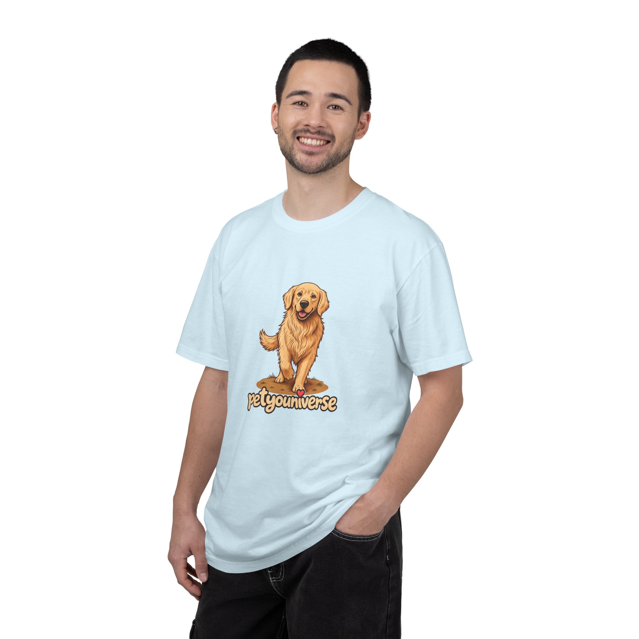 Golden Retriever Graphic T-Shirt — "PetYoUniverse" Cute Dog Tee - Image 85