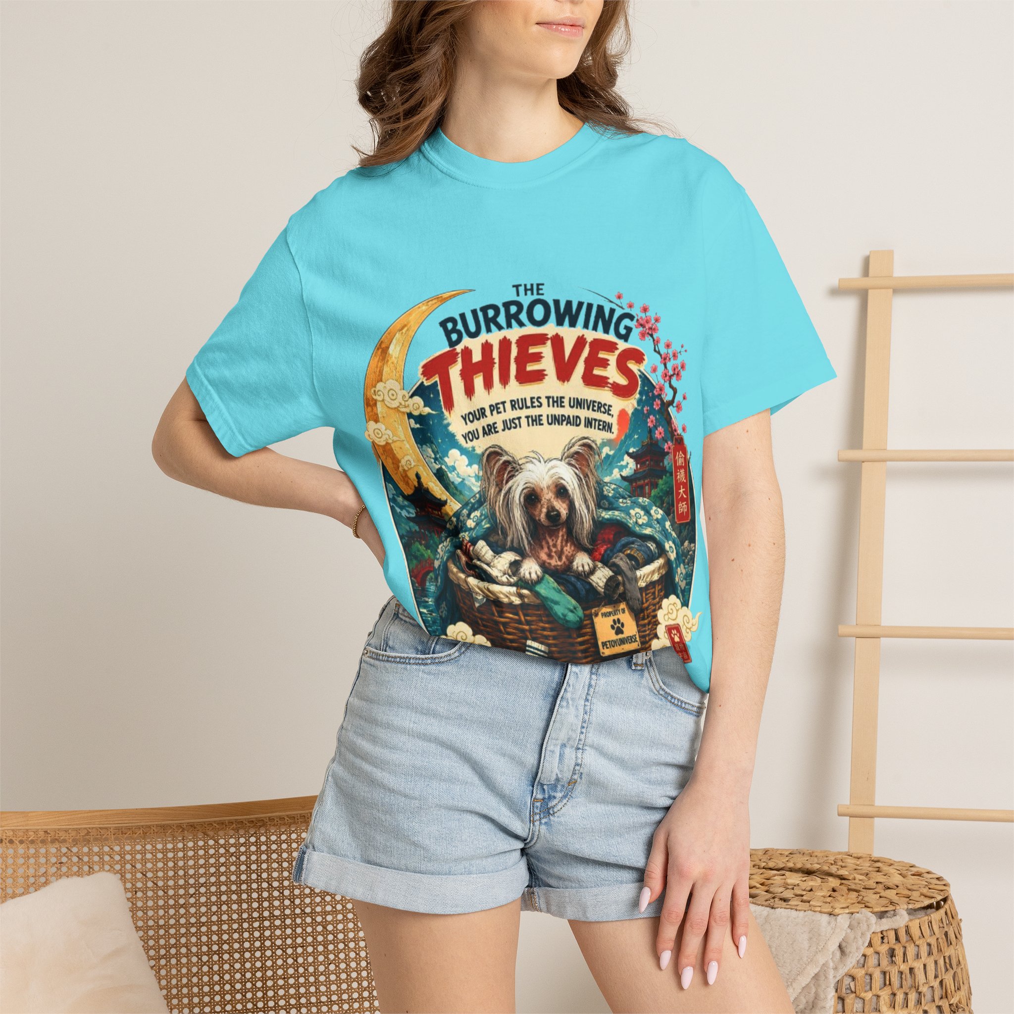 T-Shirt — The Burrowing Thieves Vintage Dog Treasure Chest Graphic Tee - Image 62