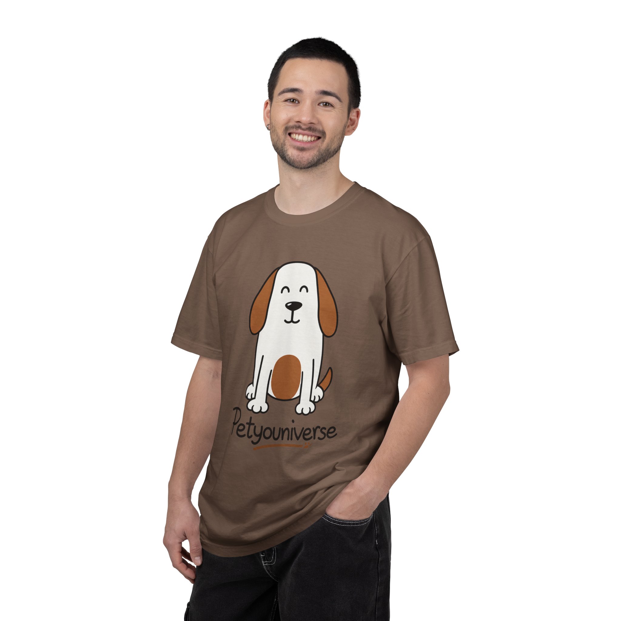 Cute Puppy Graphic T-Shirt — “PetYoUniverse” Dog Lover Tee - Image 31