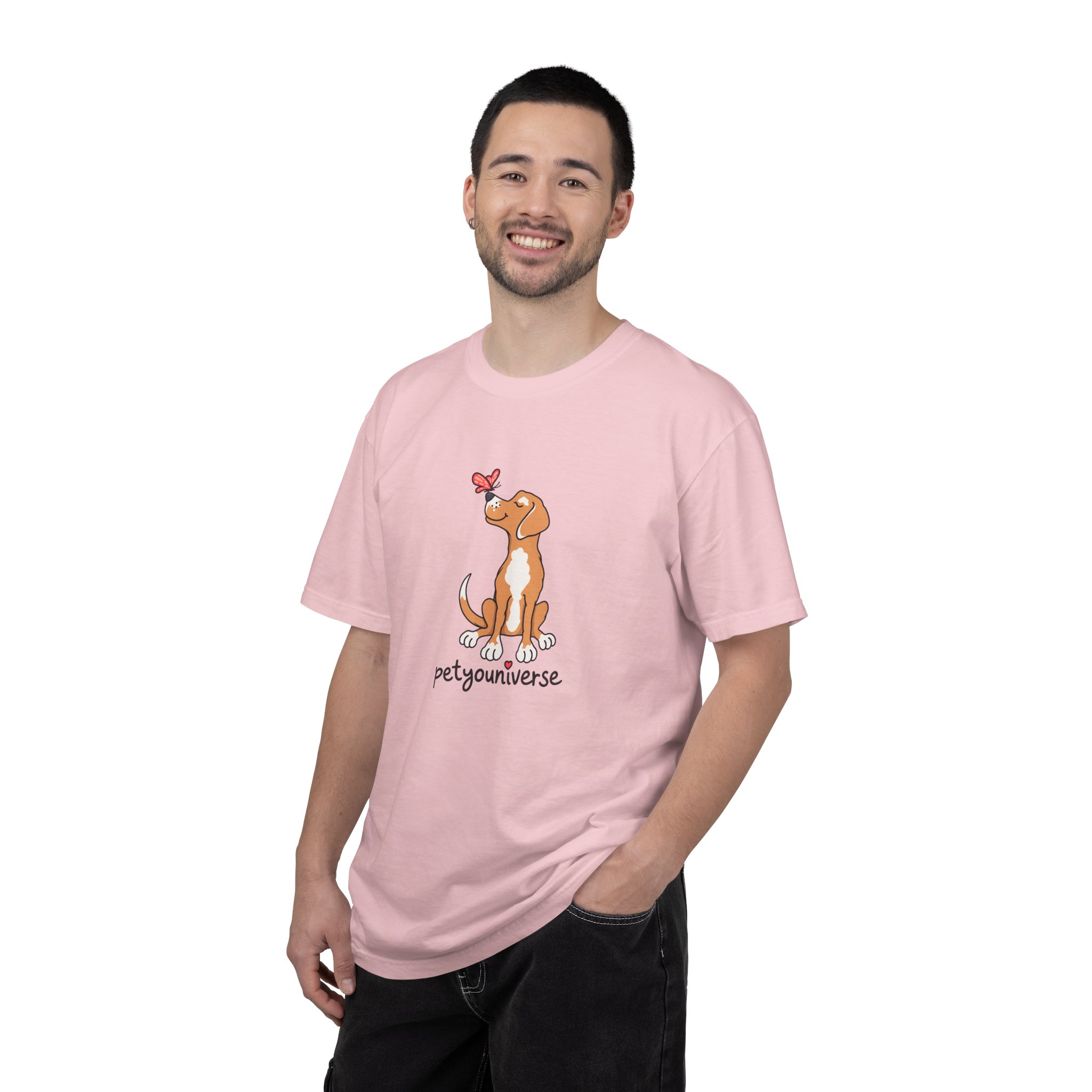 PetYoUniverse Cute Dog & Butterfly T‑Shirt - Image 94