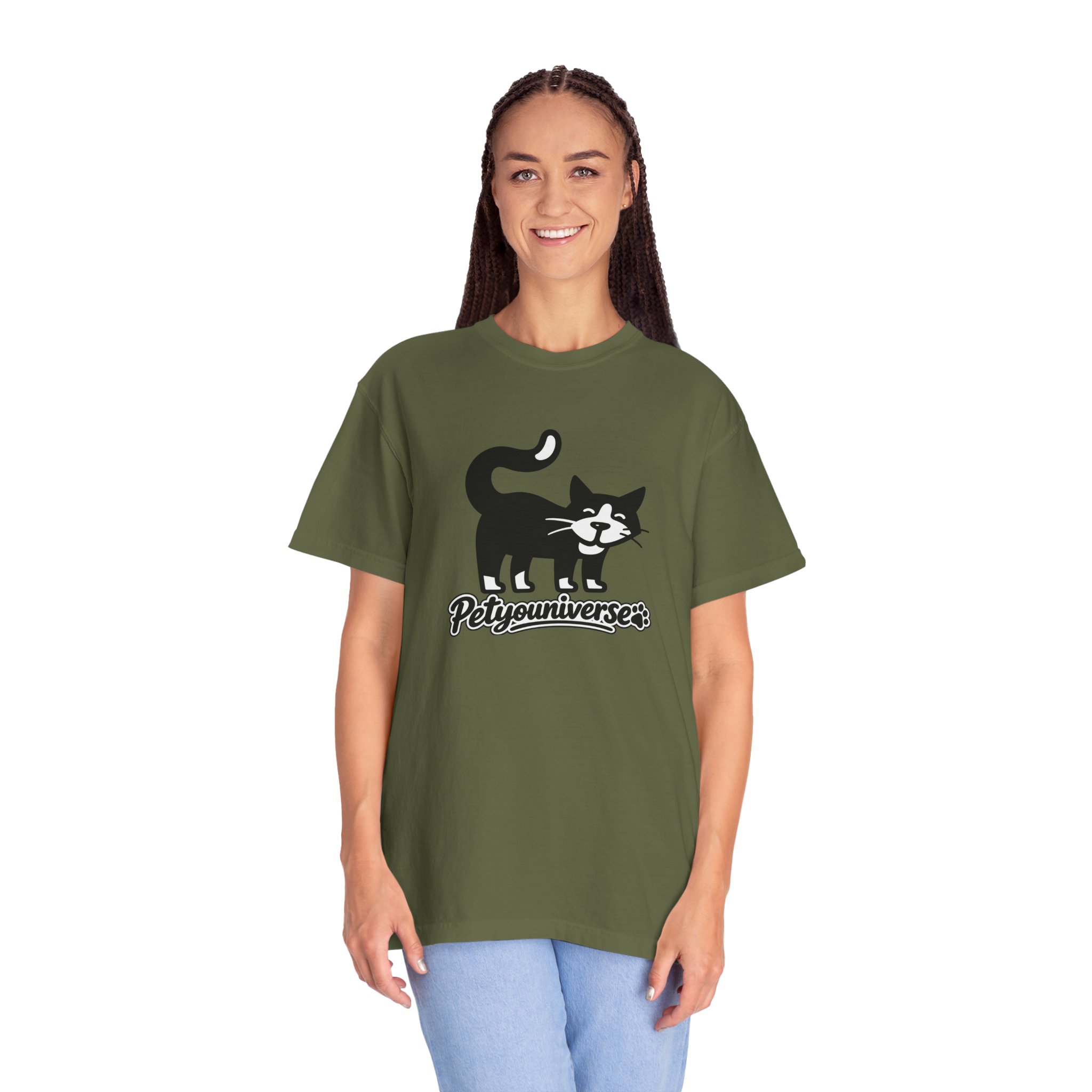 PetYouUniverse Cat Graphic T-Shirt — Vintage Cat Logo Tee - Image 59