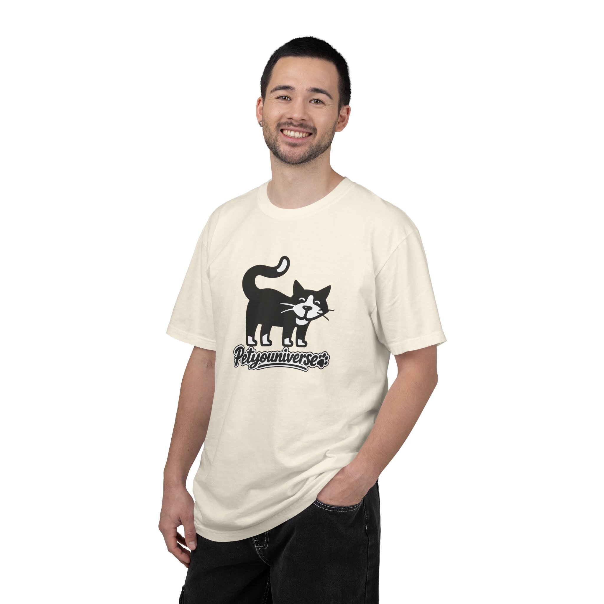 PetYouUniverse Cat Graphic T-Shirt — Vintage Cat Logo Tee - Image 4