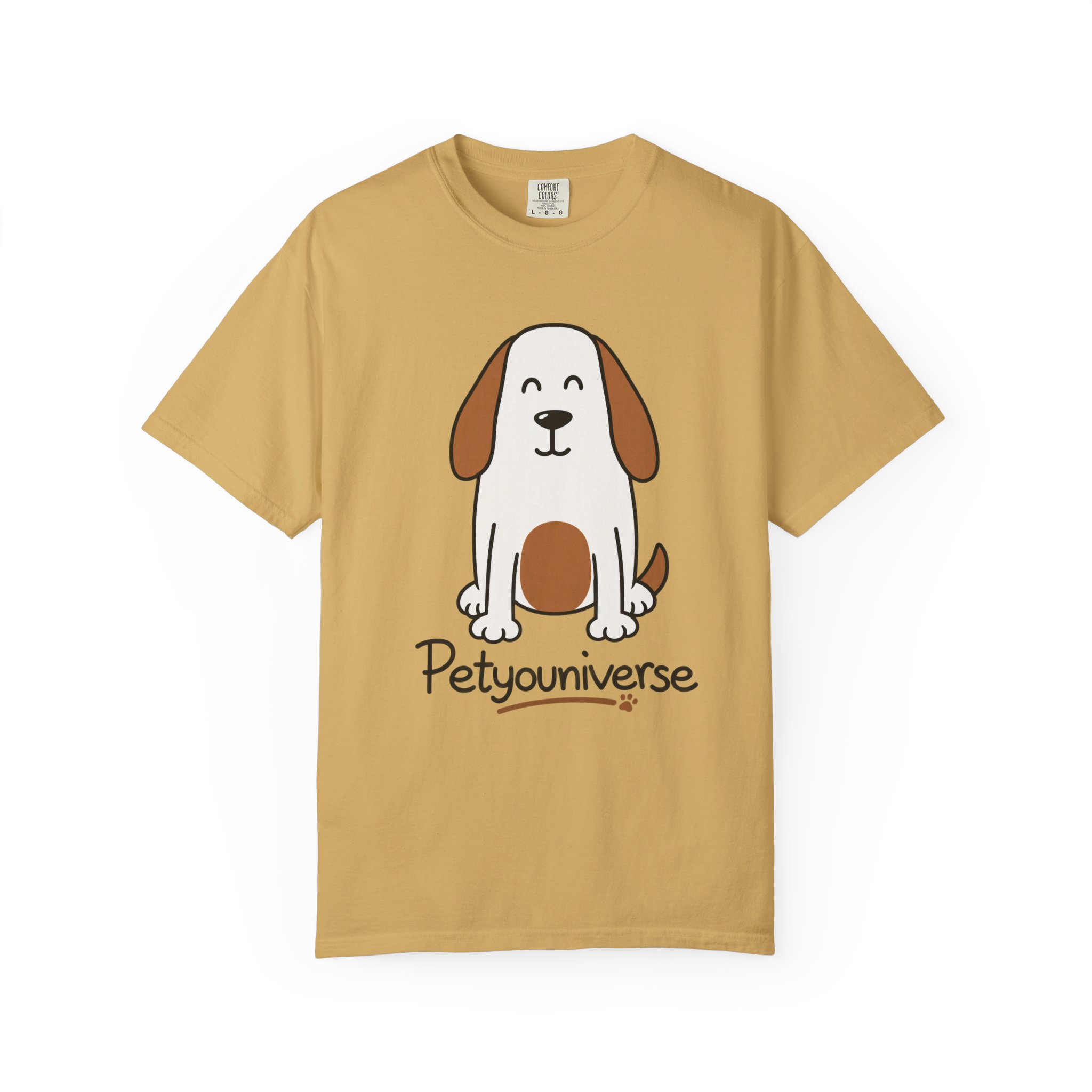 Cute Puppy Graphic T-Shirt — “PetYoUniverse” Dog Lover Tee