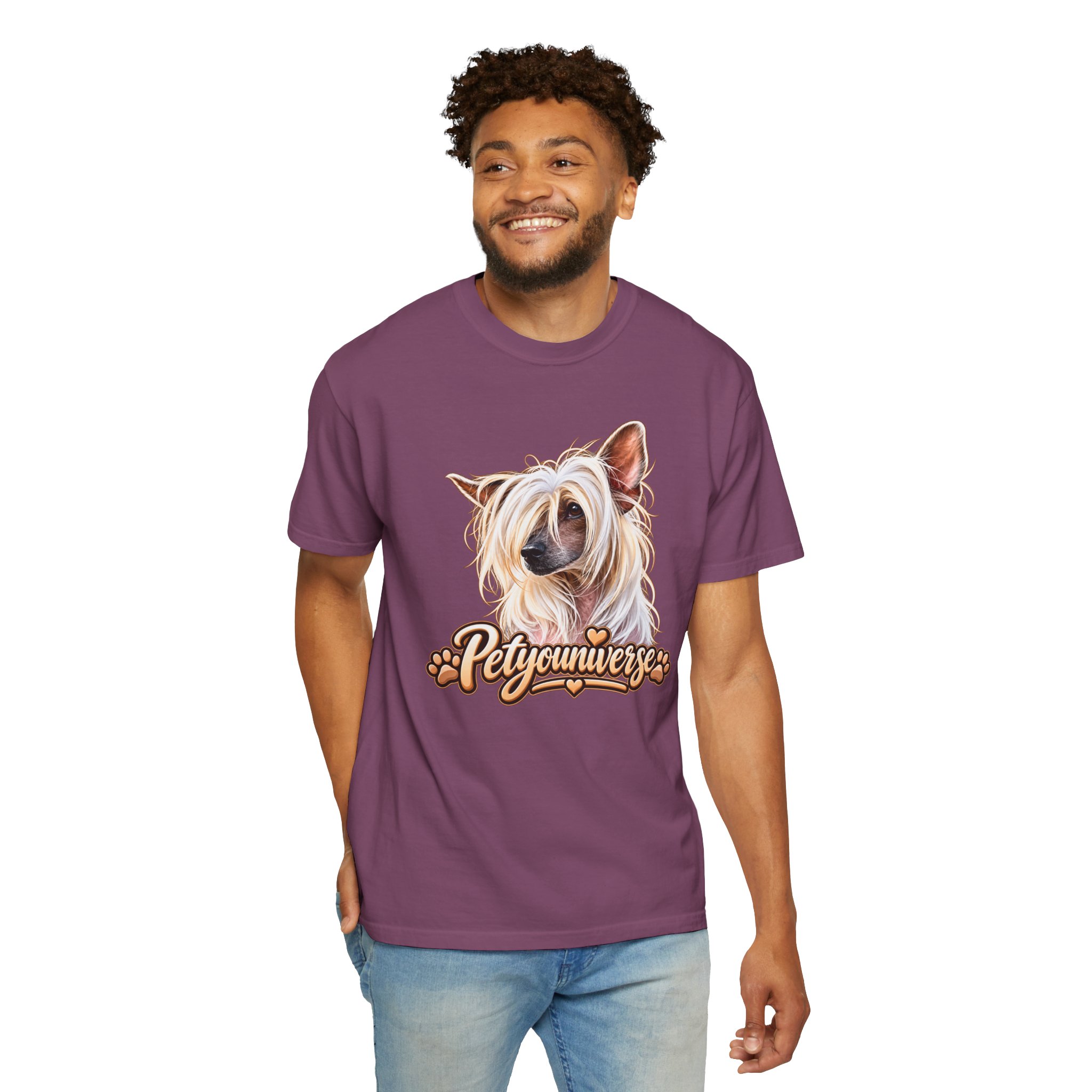 PetYouniverse Chinese Crested Dog T-Shirt — Cute Pet Portrait Tee - Image 133