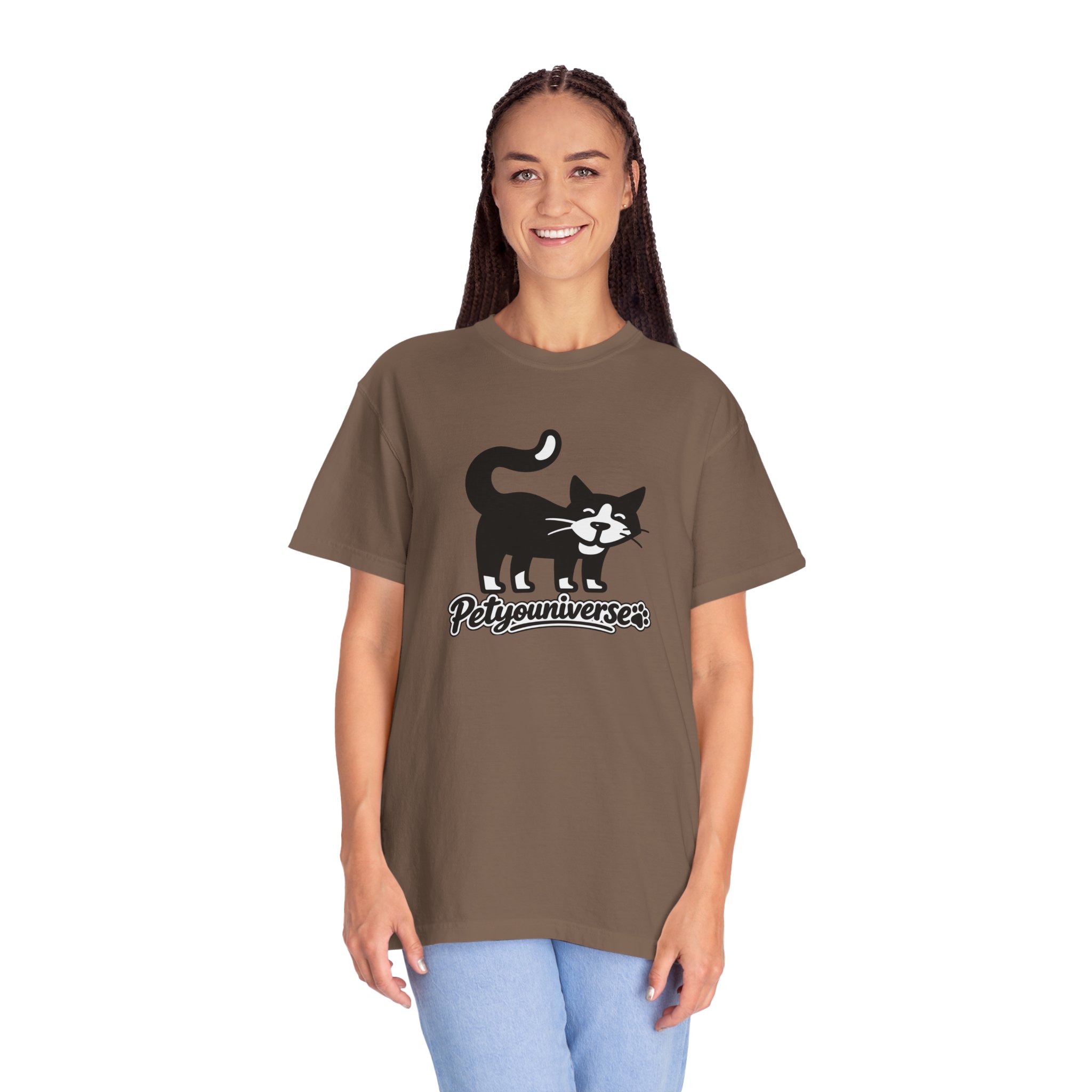 PetYouUniverse Cat Graphic T-Shirt — Vintage Cat Logo Tee - Image 41