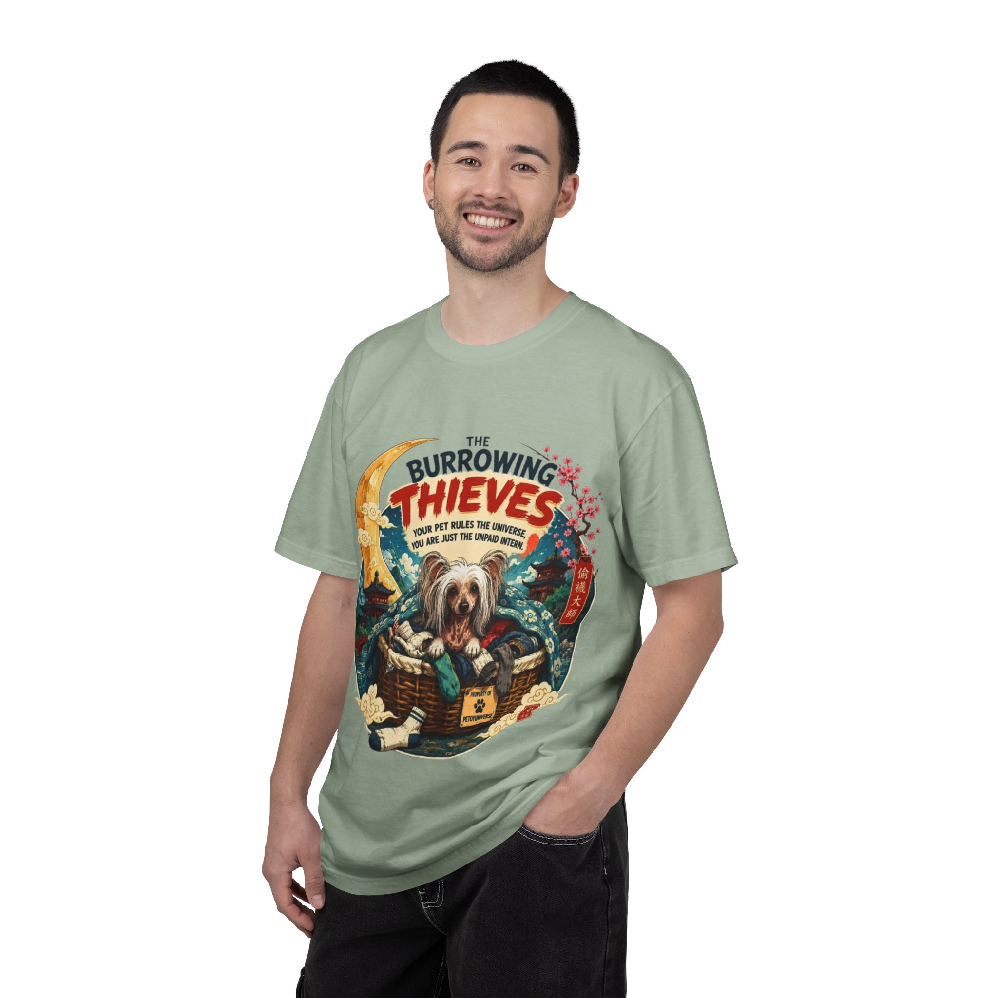 T-Shirt — The Burrowing Thieves Vintage Dog Treasure Chest Graphic Tee - Image 51