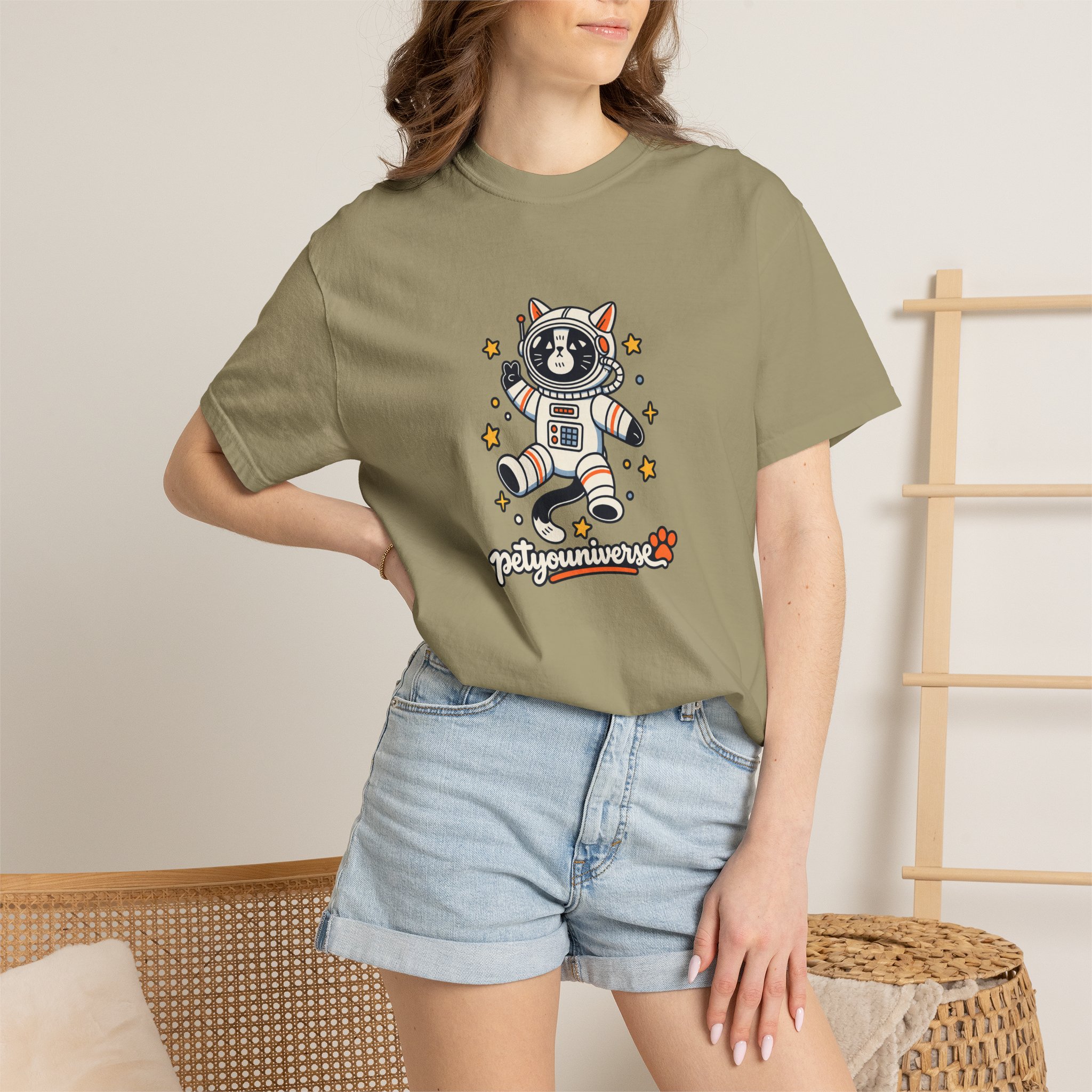 Astronaut Dog T-Shirt — 'PetYoUniverse' Cute Space Pup Tee - Image 20