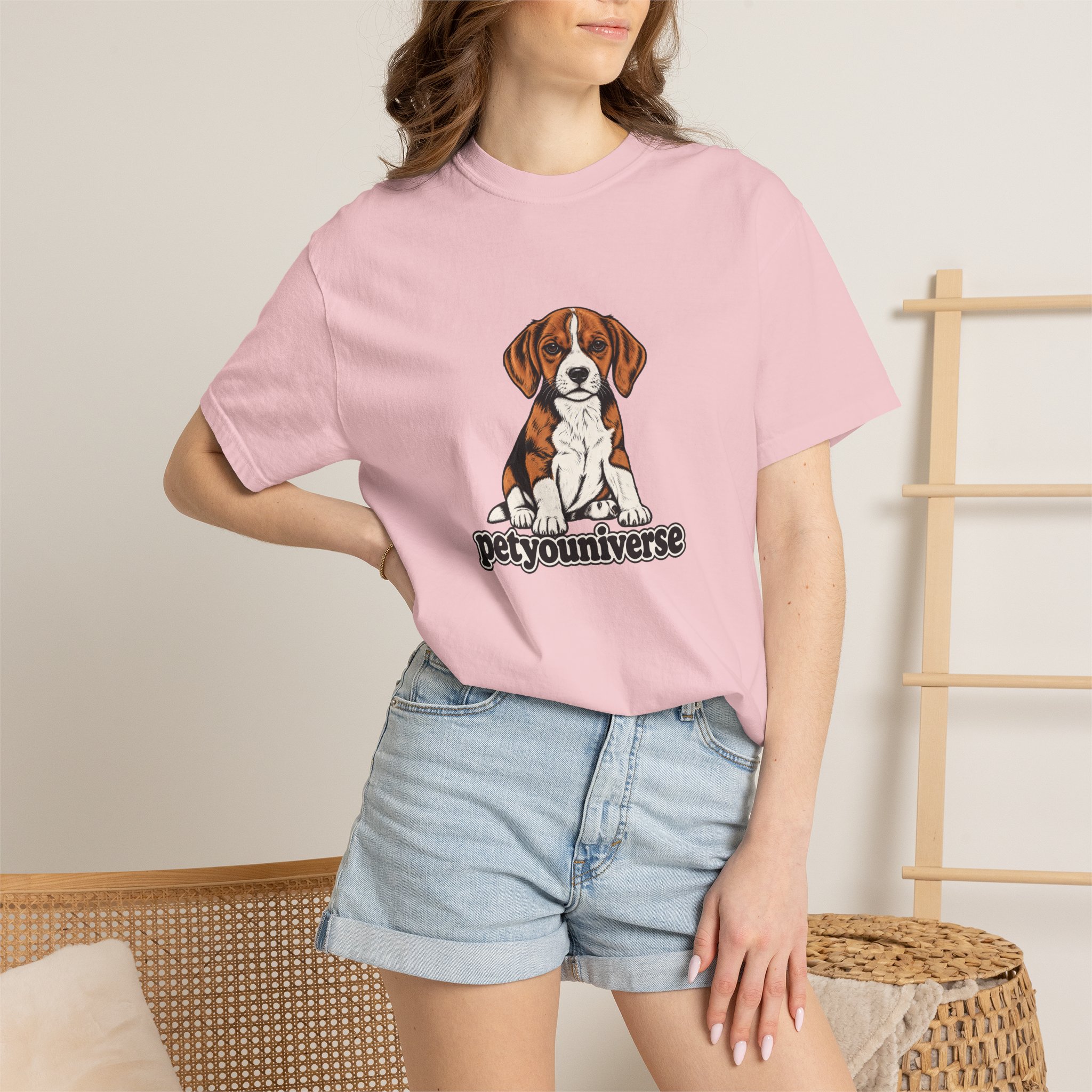 Beagle Puppy Tee — "PetYoUniverse" Graphic T-Shirt - Image 83