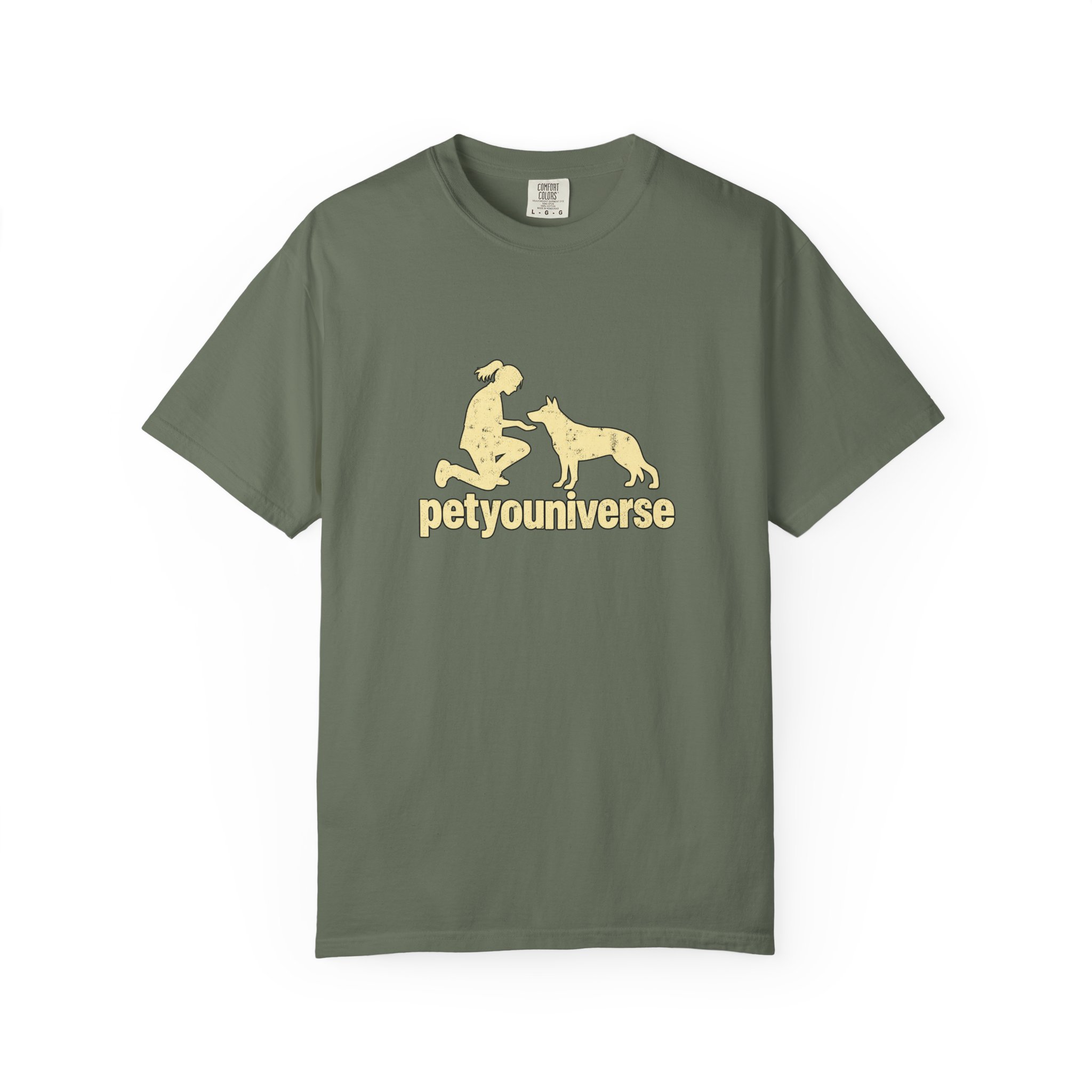 PetYoUniverse Dog Lover T-Shirt — Retro Paw & Pet Silhouette Tee - Image 55