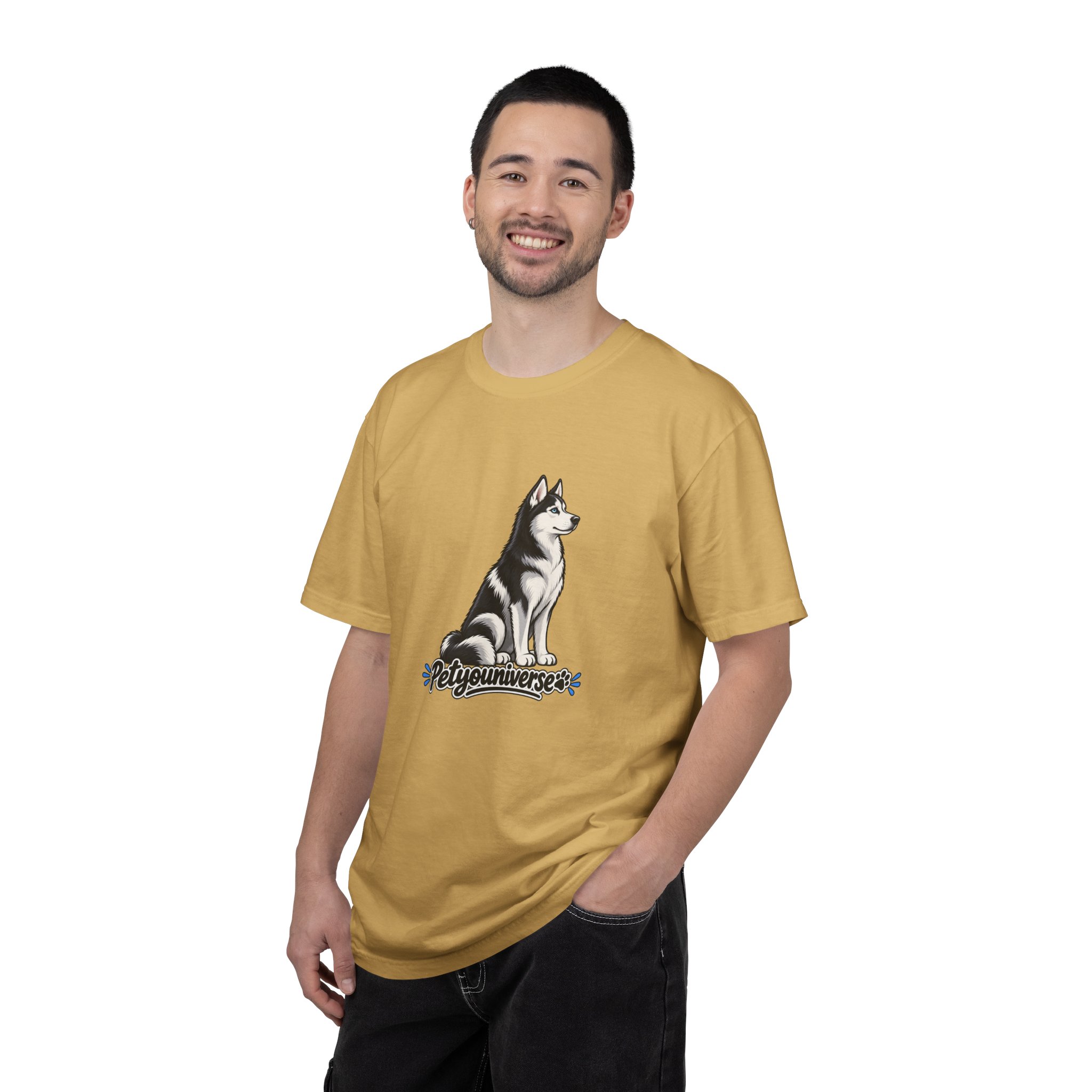 Husky Graphic T-Shirt — 'PetYoUniverse' Retro Dog Tee - Image 22