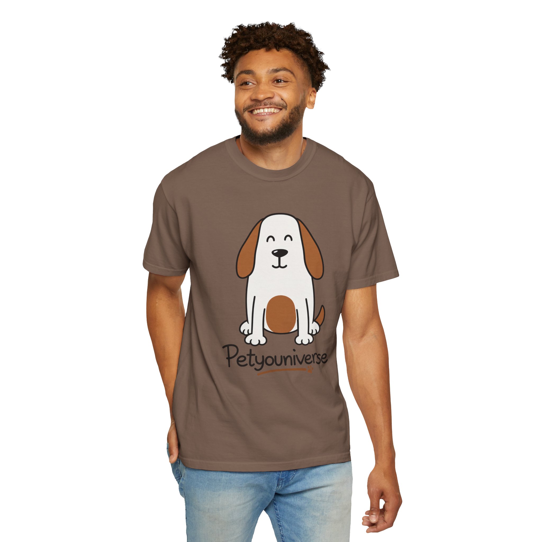 Cute Puppy Graphic T-Shirt — “PetYoUniverse” Dog Lover Tee - Image 34