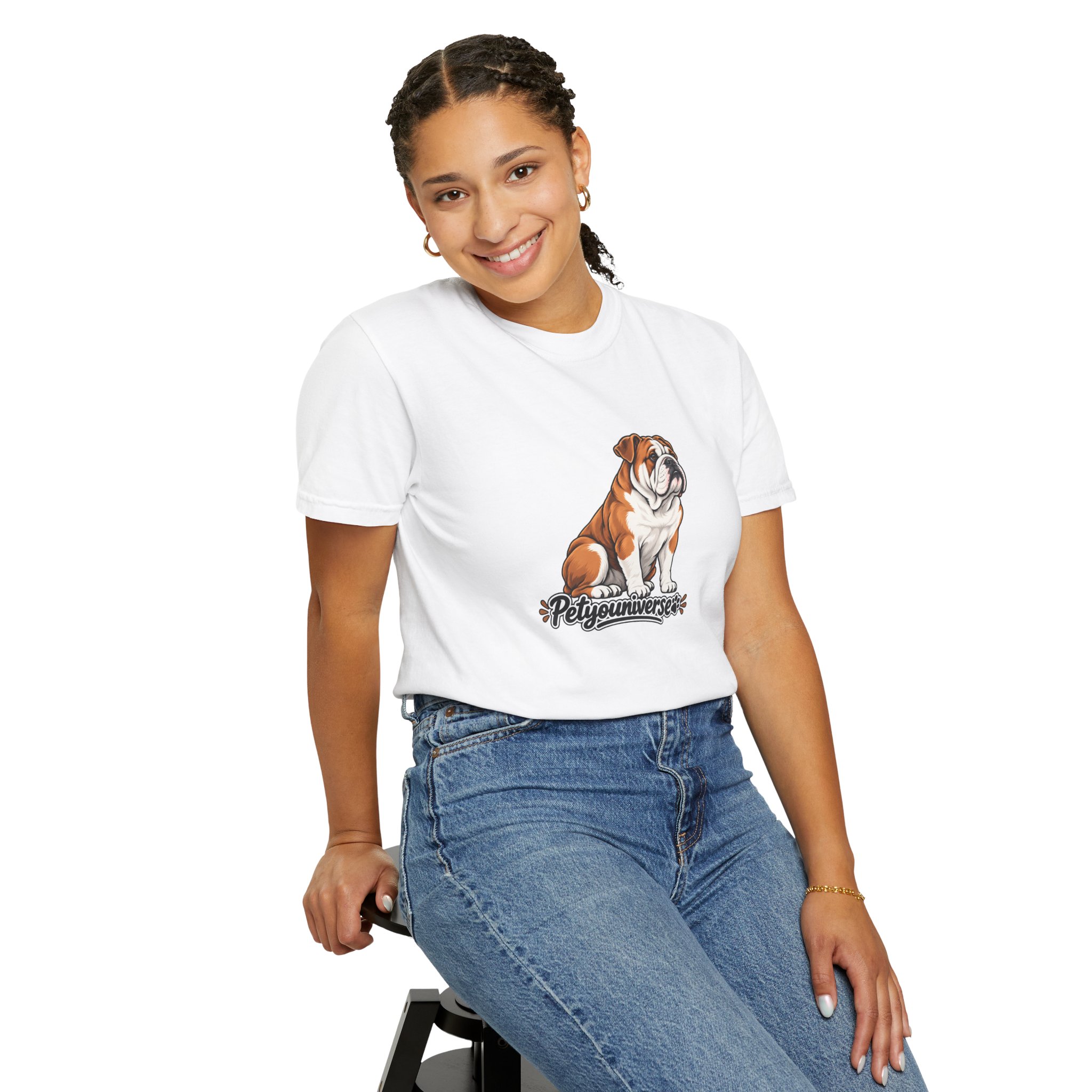 Bulldog Graphic T-Shirt — "PetYoUniverse" Cute Dog Tee for Pet Lovers - Image 6