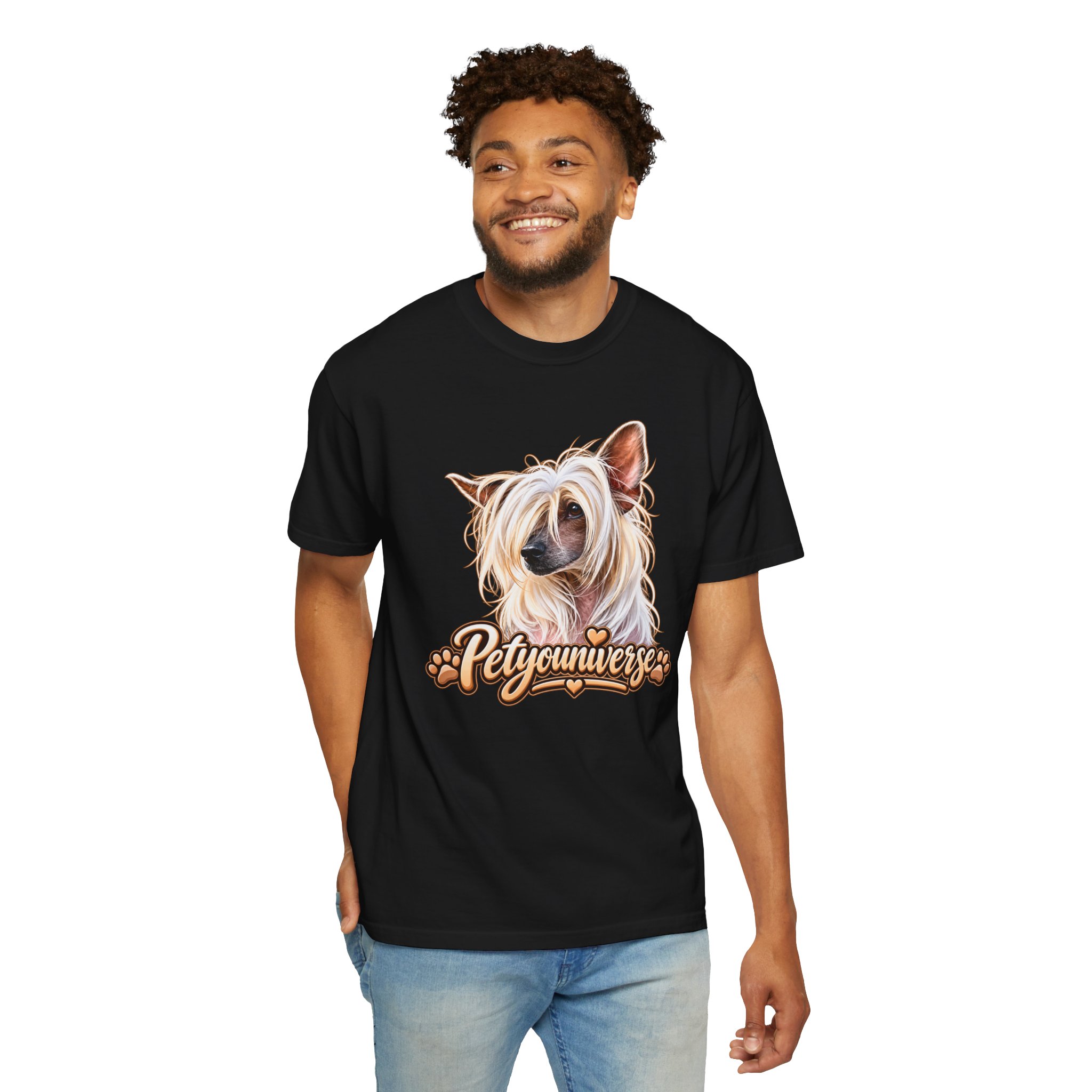 PetYouniverse Chinese Crested Dog T-Shirt — Cute Pet Portrait Tee - Image 115
