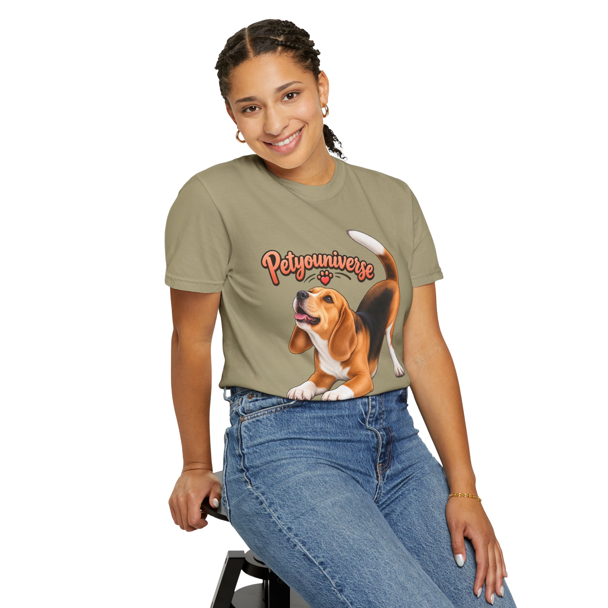 Beagle Playtime T-Shirt — "PetYoUniverse" Graphic Tee for Dog Lovers - Image 33