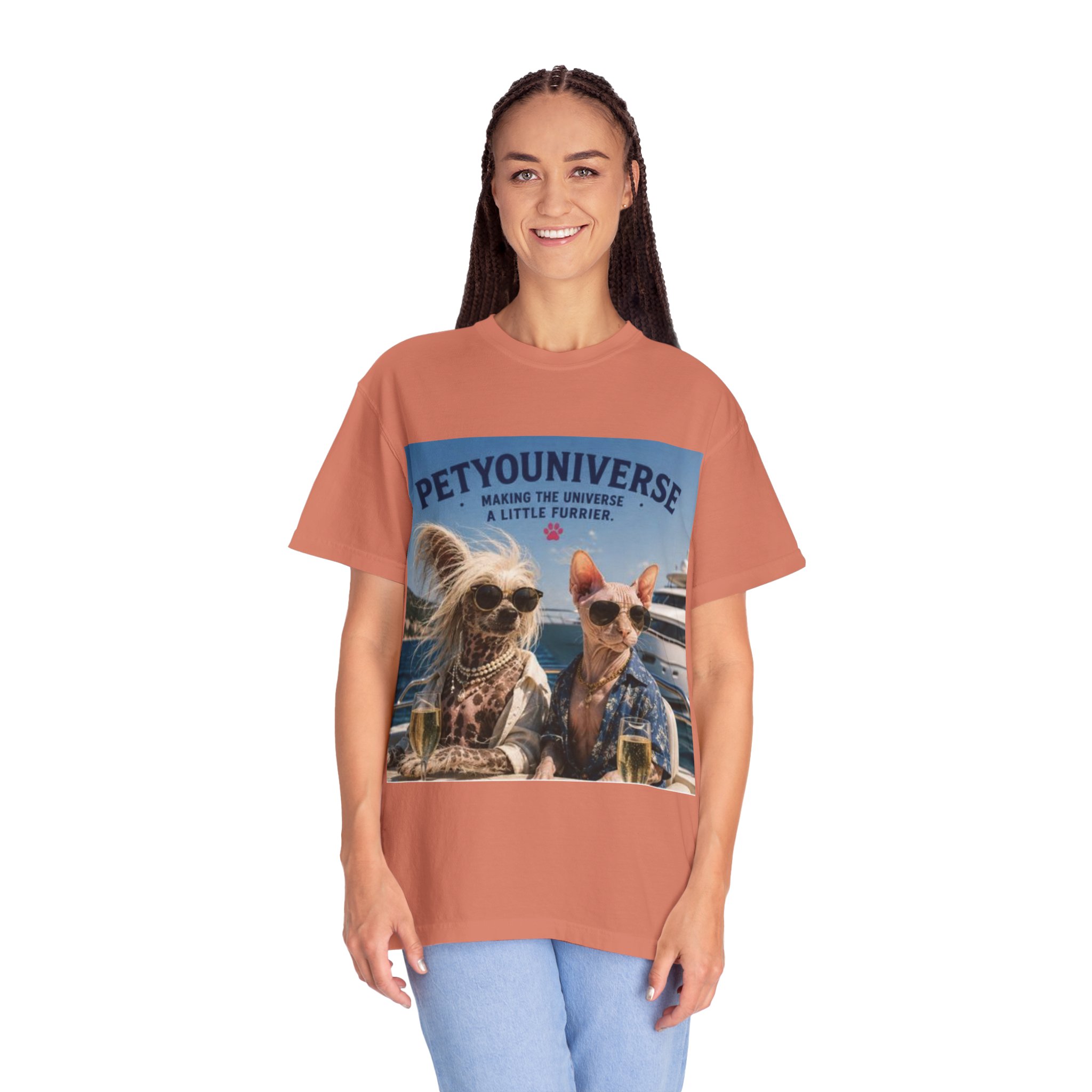 PetYoUniverse T-Shirt — 'Making the Universe a Little Furrier' Retro Dog & Cat Tee - Image 9