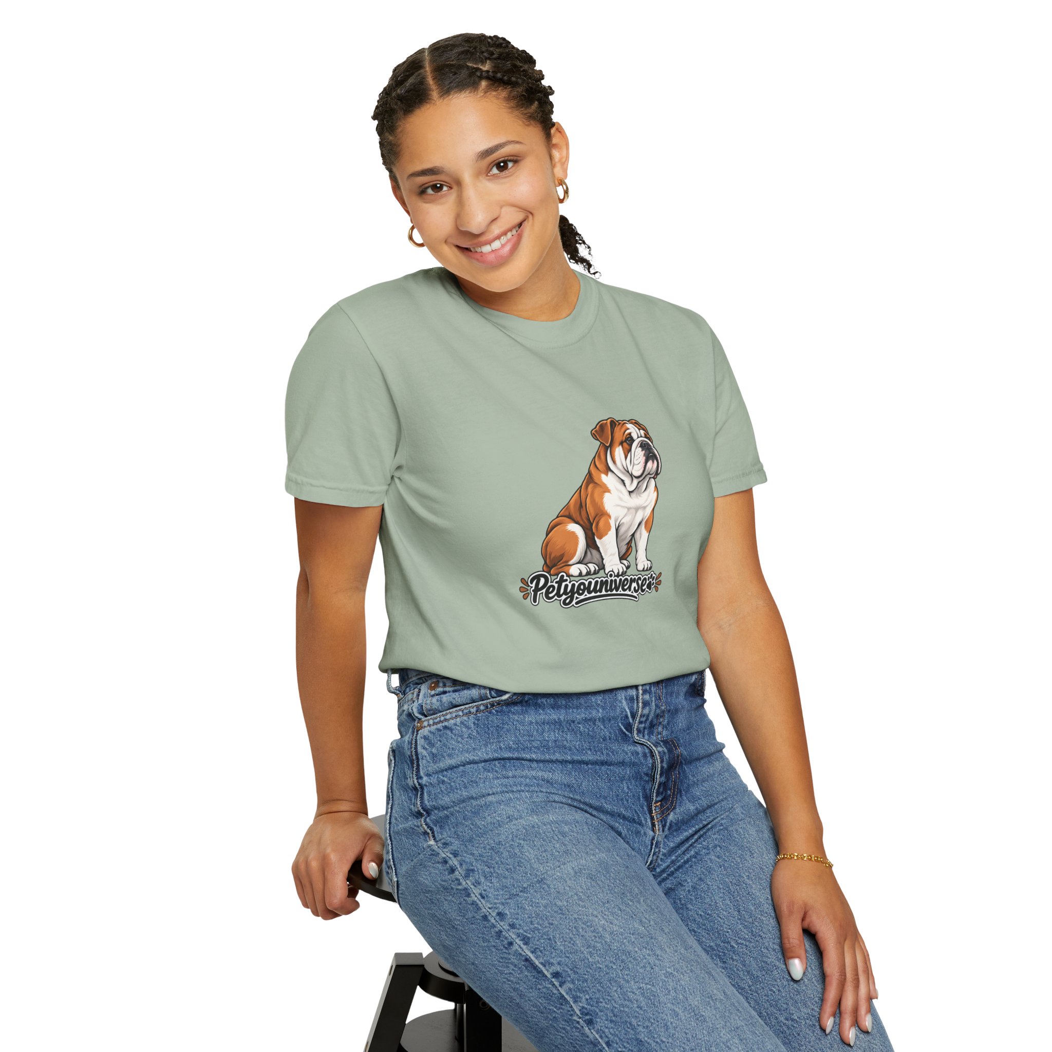 Bulldog Graphic T-Shirt — "PetYoUniverse" Cute Dog Tee for Pet Lovers - Image 87