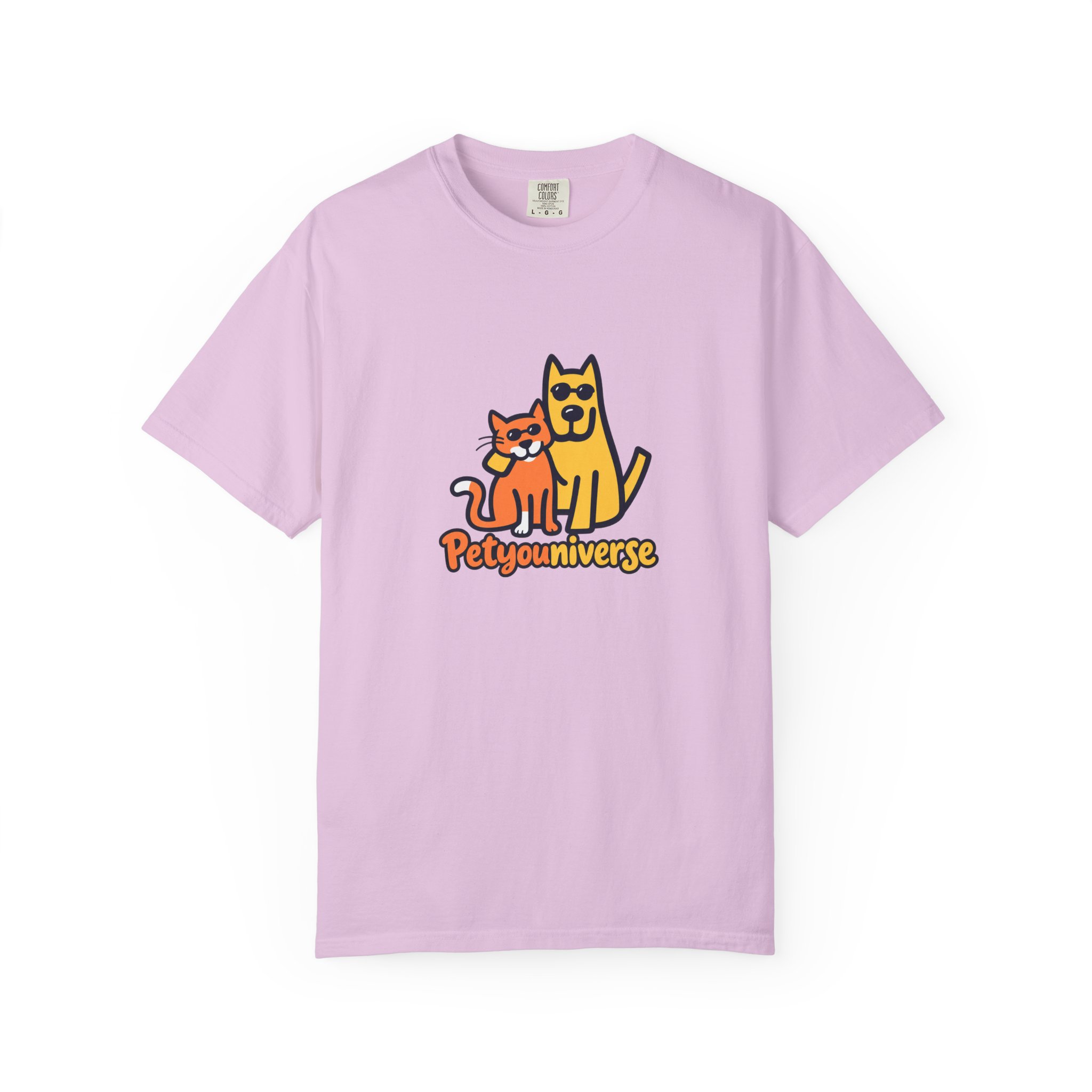 PetyoUniverse Cute Cat & Dog Graphic T-Shirt — Vintage Garment-Dyed Tee for Pet Lovers - Image 109